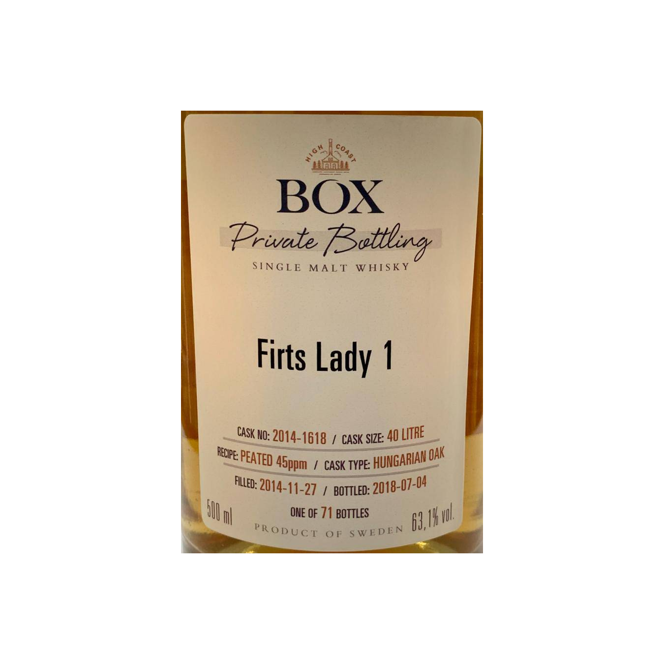 Compass Box Private Bottling 2014 3 Years Single Malt Whisky 3