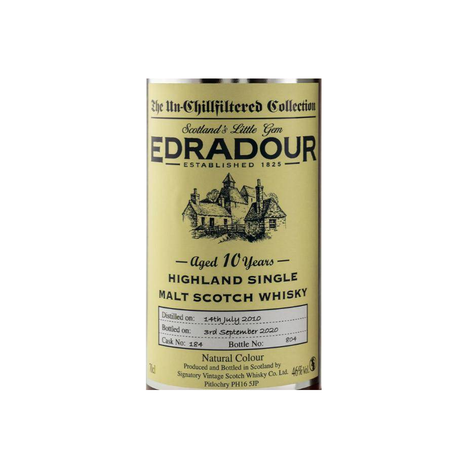 Edradour The Un-Chillfiltered Collection 2010 10 Years Single Malt Whisky 3