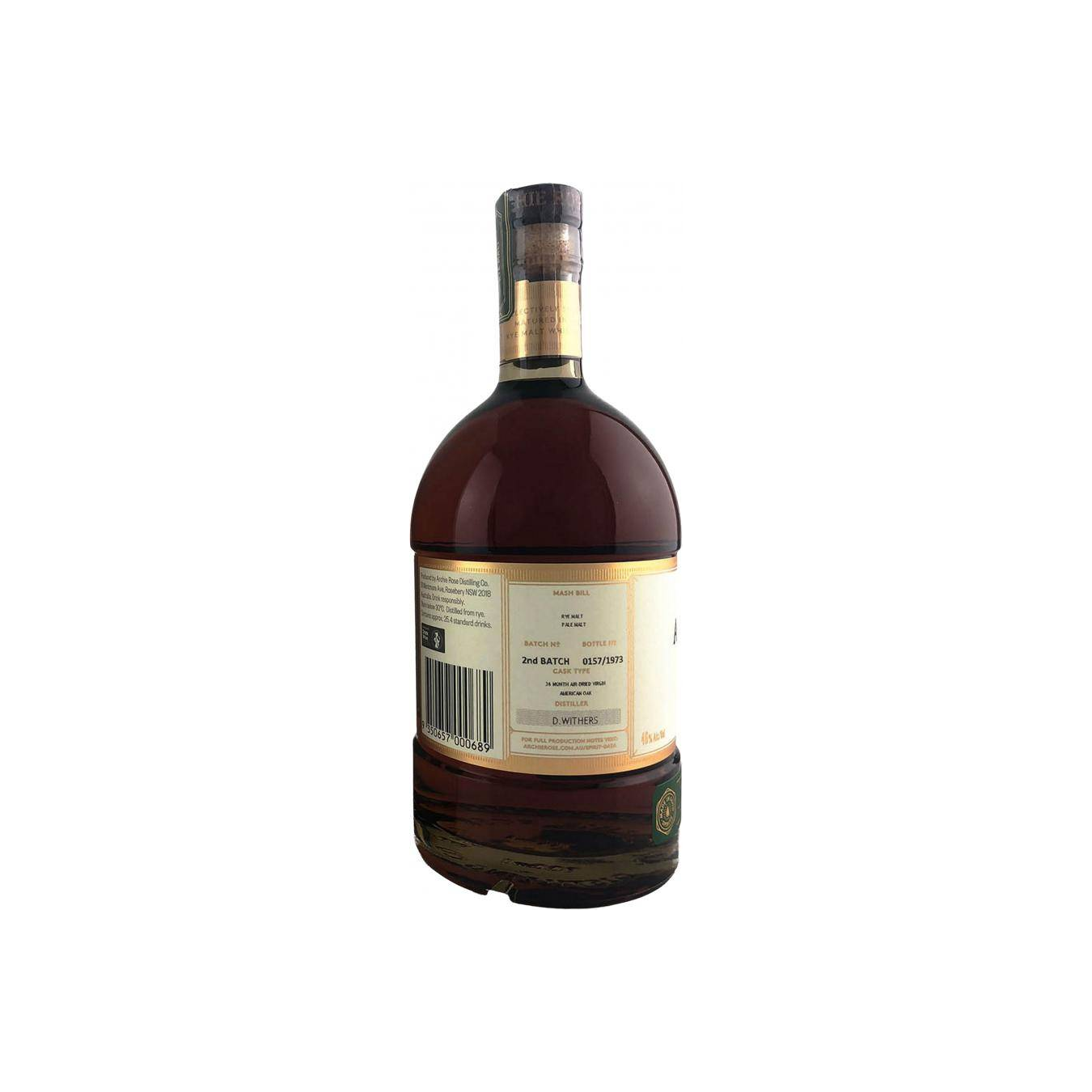 Archie Rose Rye Malt Whisky 2