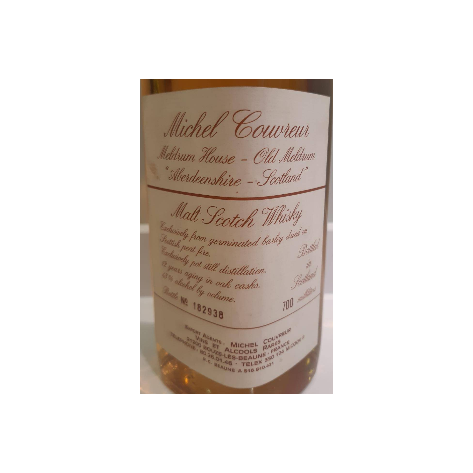 Michel Couvreur 12 Years Single Malt Whisky 2