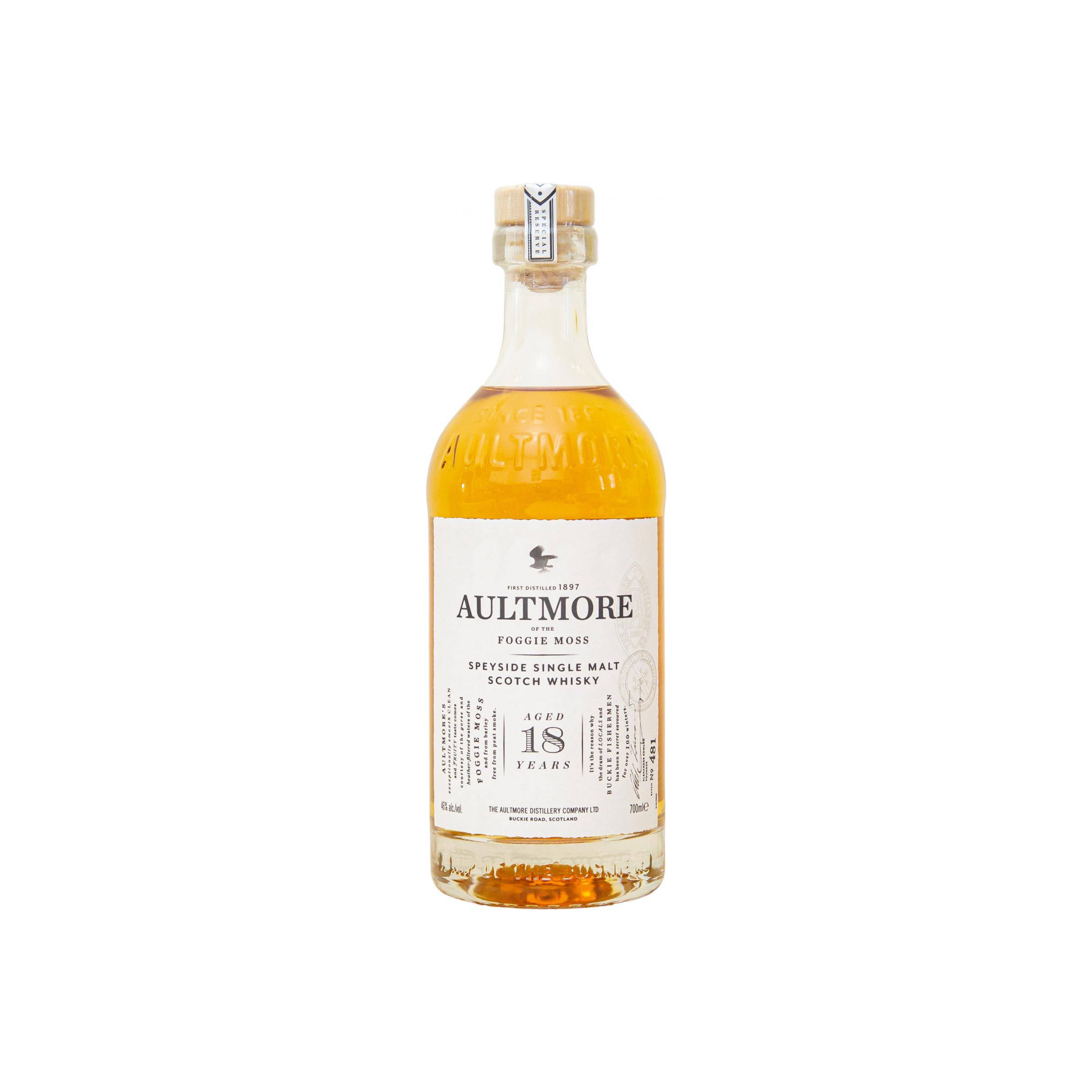 Aultmore 18 Years Single Malt Whisky
