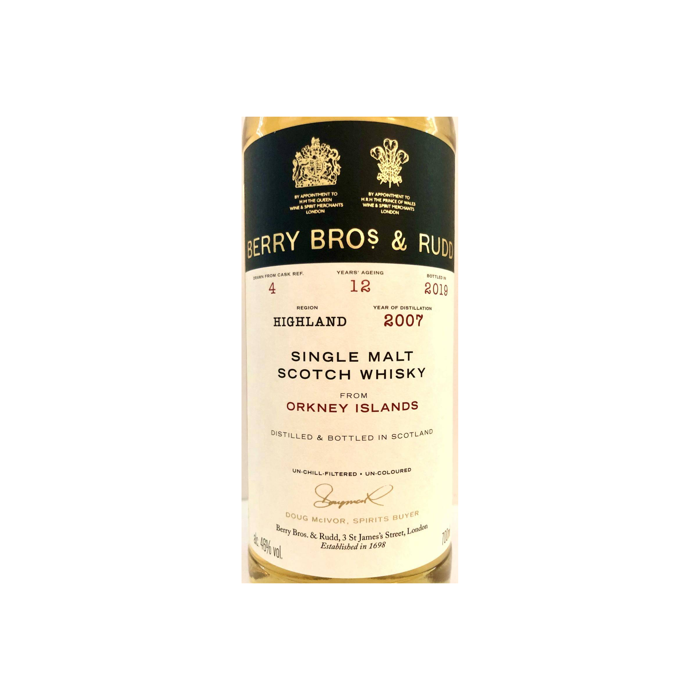 Berry Bros. & Rudd 2007 12 Years Single Malt Whisky 3