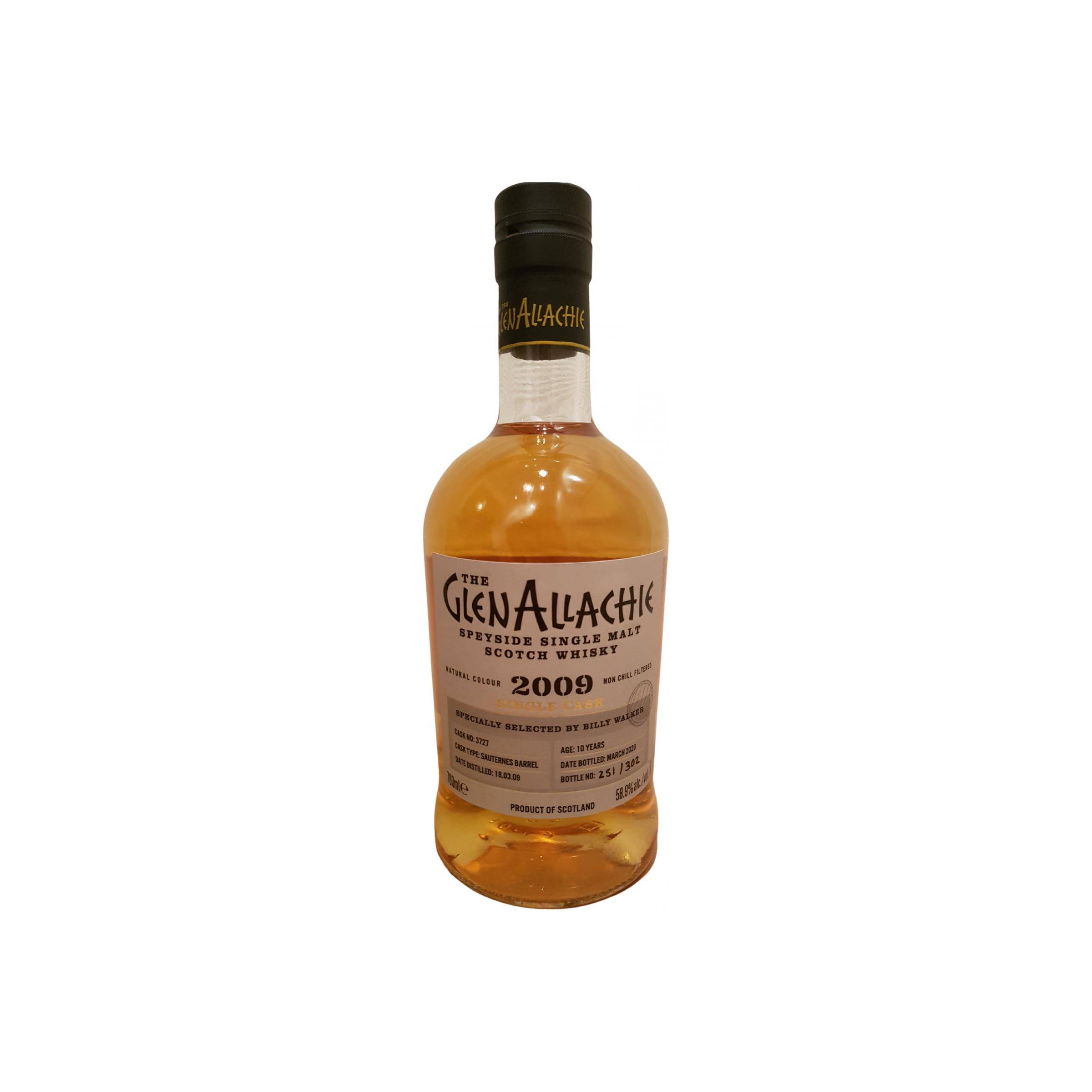 The GlenAllachie Single Cask 2009 10 Years Single Malt Whisky