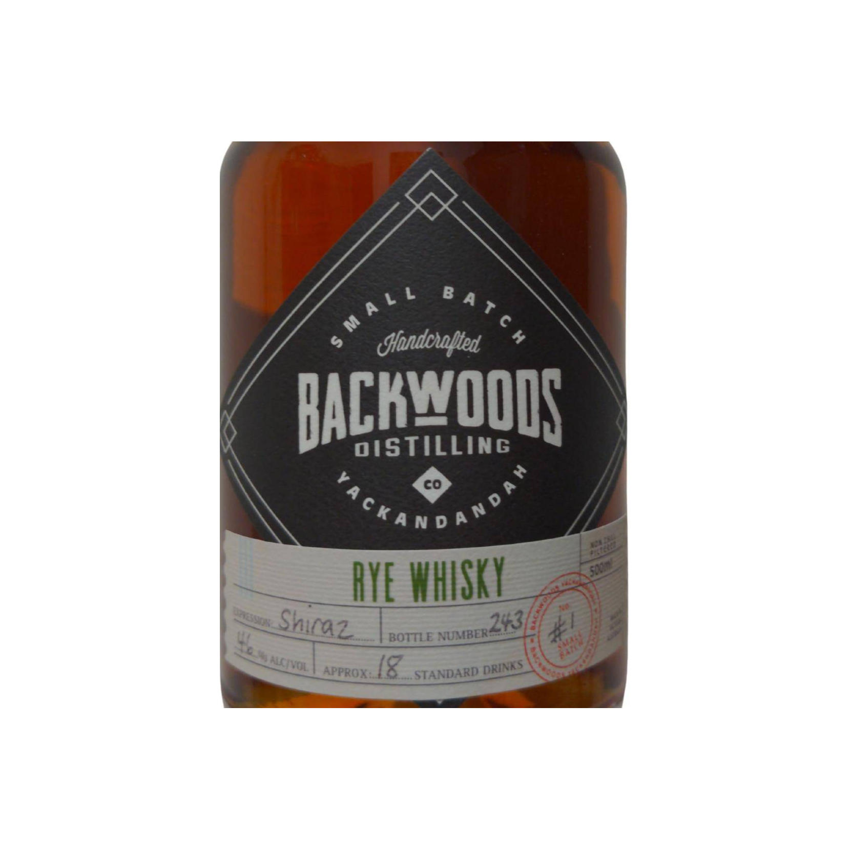 Backwoods Distilling Rye Whisky 2