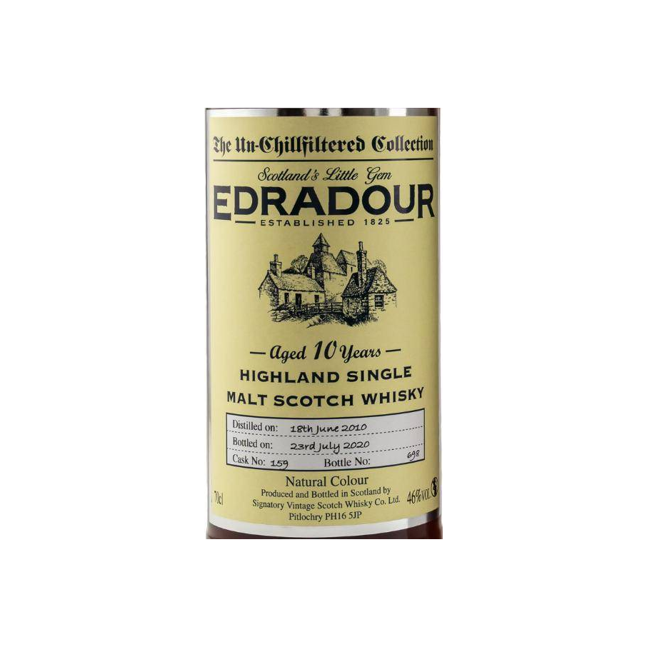 Edradour The Un-Chillfiltered Collection 2010 10 Years Single Malt Whisky 2
