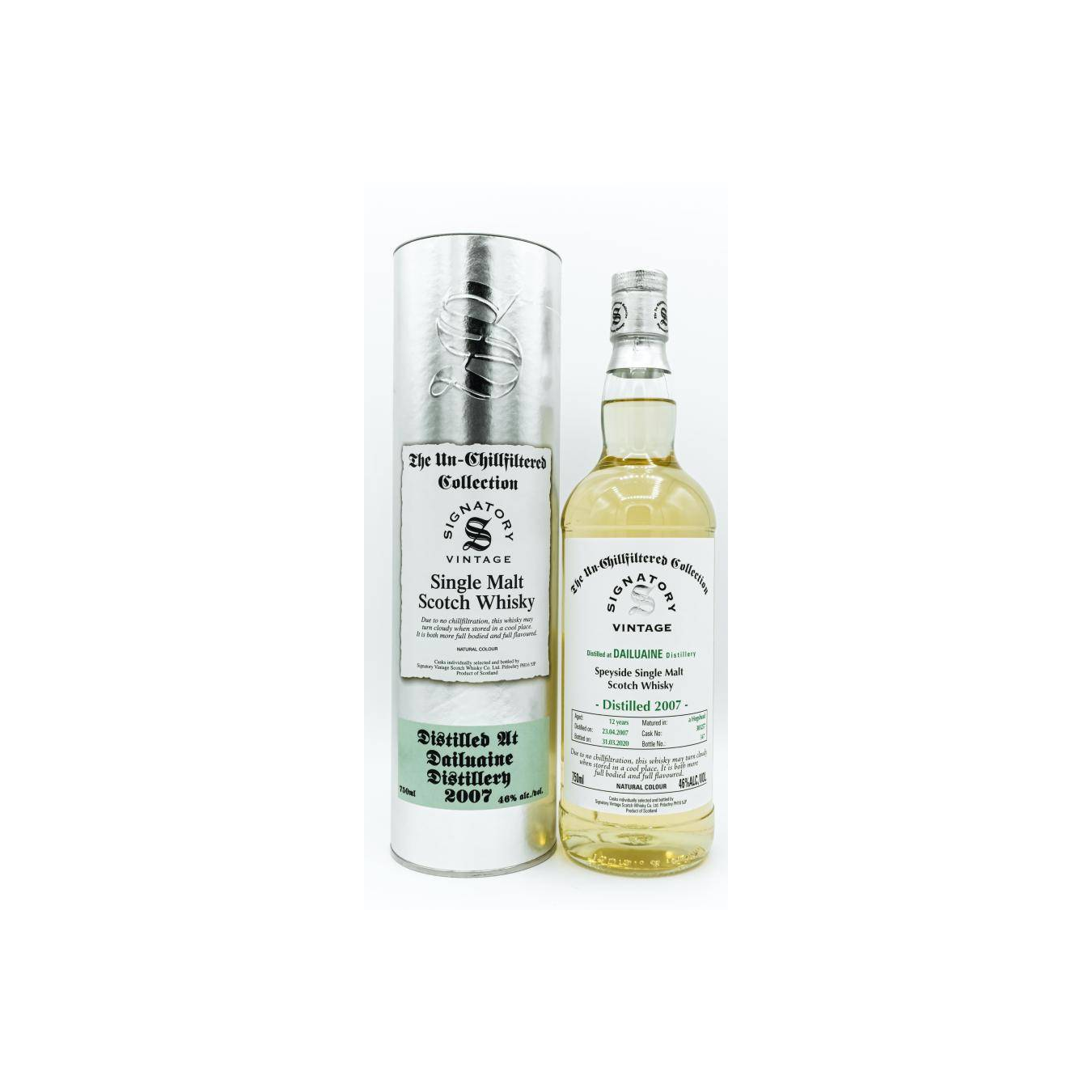 Dailuaine The Un-Chillfiltered Collection 2007 12 Years Single Malt Whisky 2