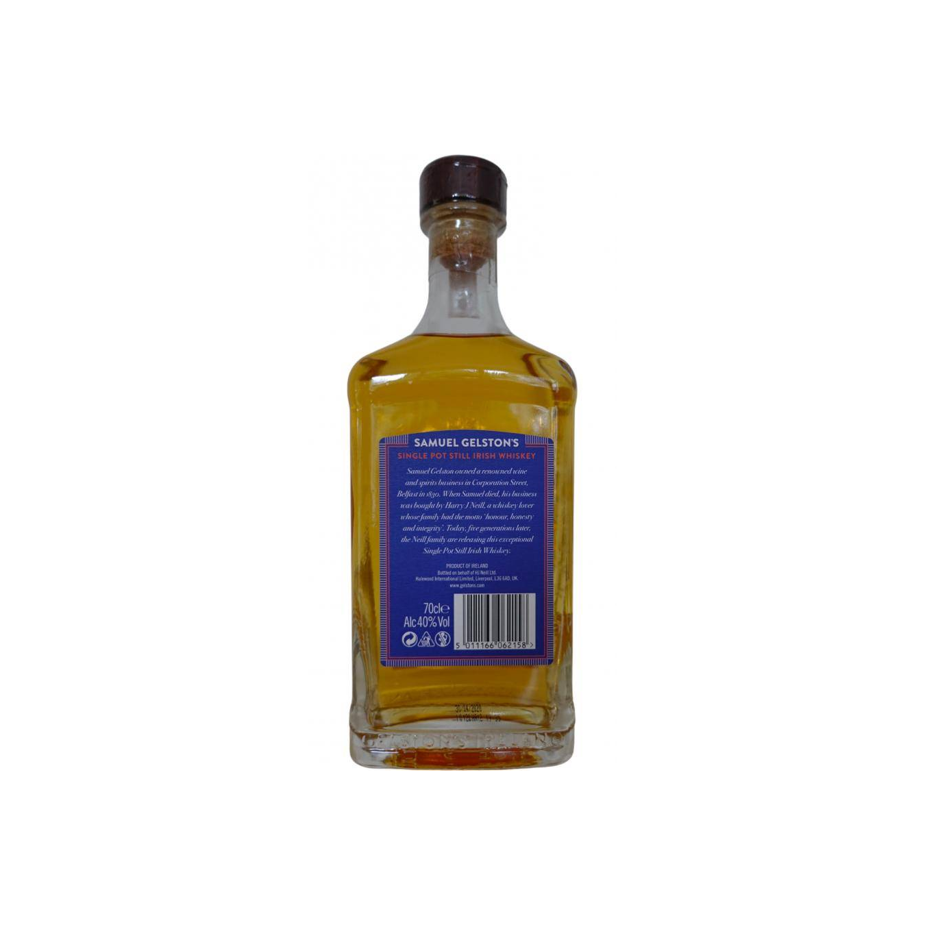 Samuel Gelston's Single Pot Still Irish Whiskey 2