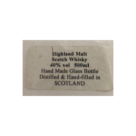 Highland Malt Scotch Whisky NAS UD 3