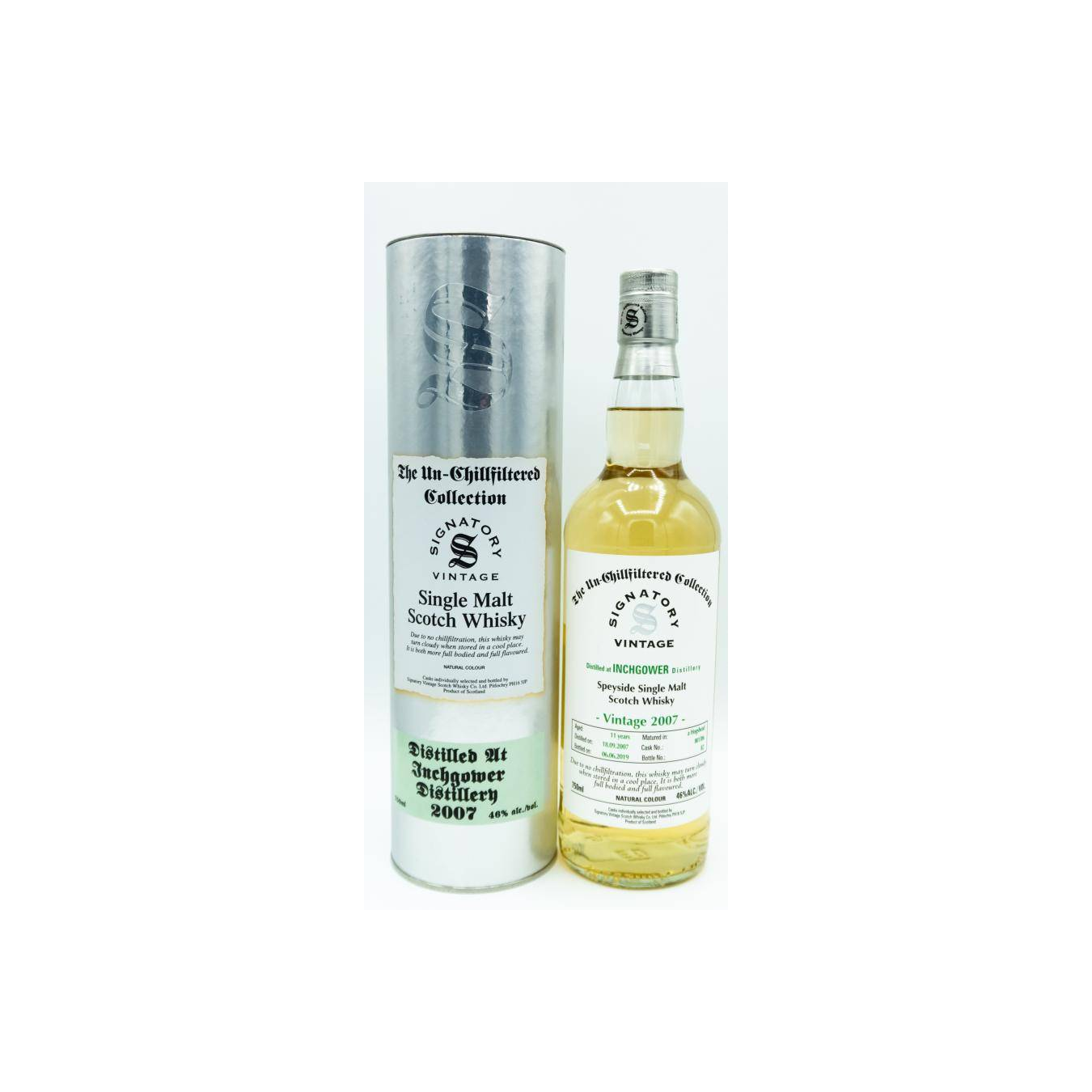 Inchgower The Un-Chillfiltered Collection 2007 11 Years Single Malt Whisky 2