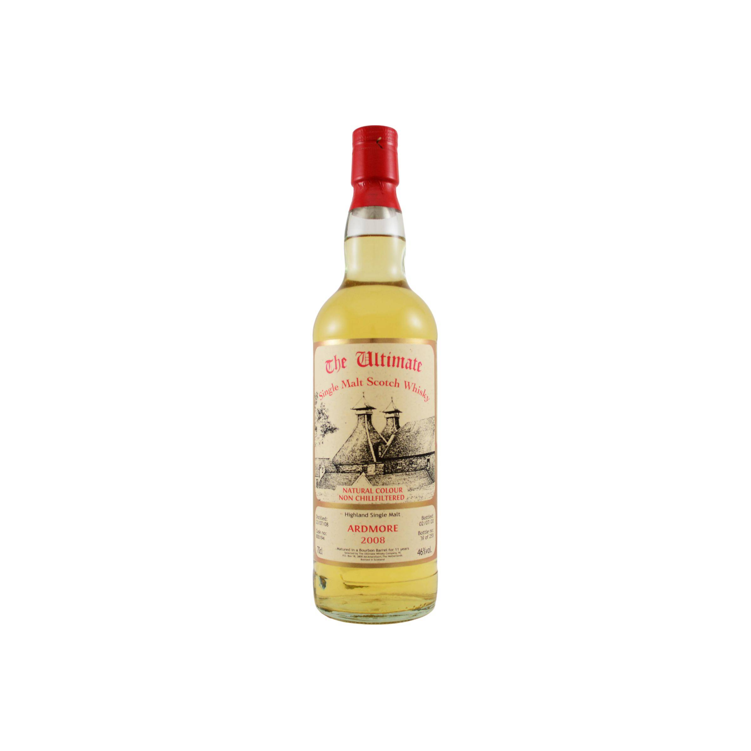 Ardmore The Ultimate 2008 11 Years Single Malt Whisky