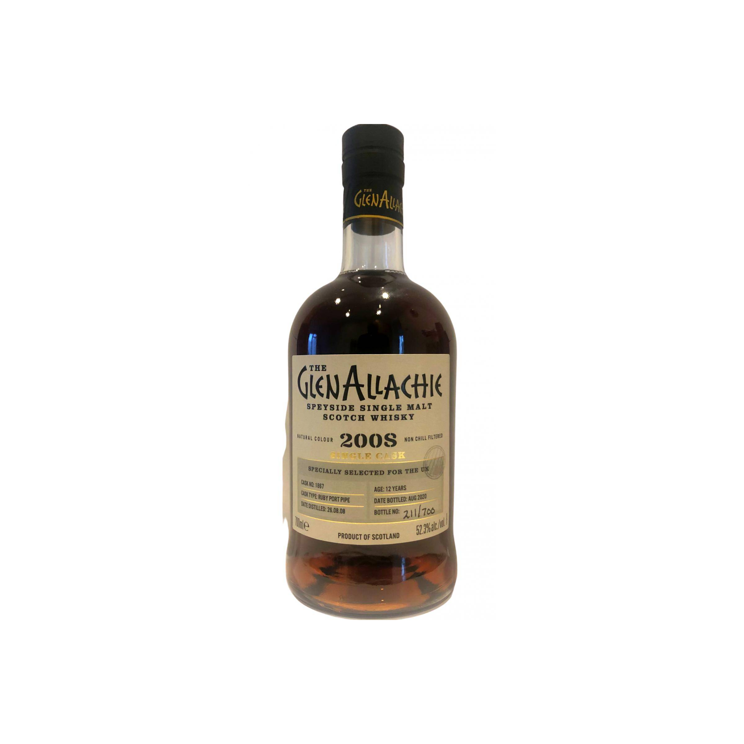 The GlenAllachie Single Cask 2008 12 Years Single Malt Whisky