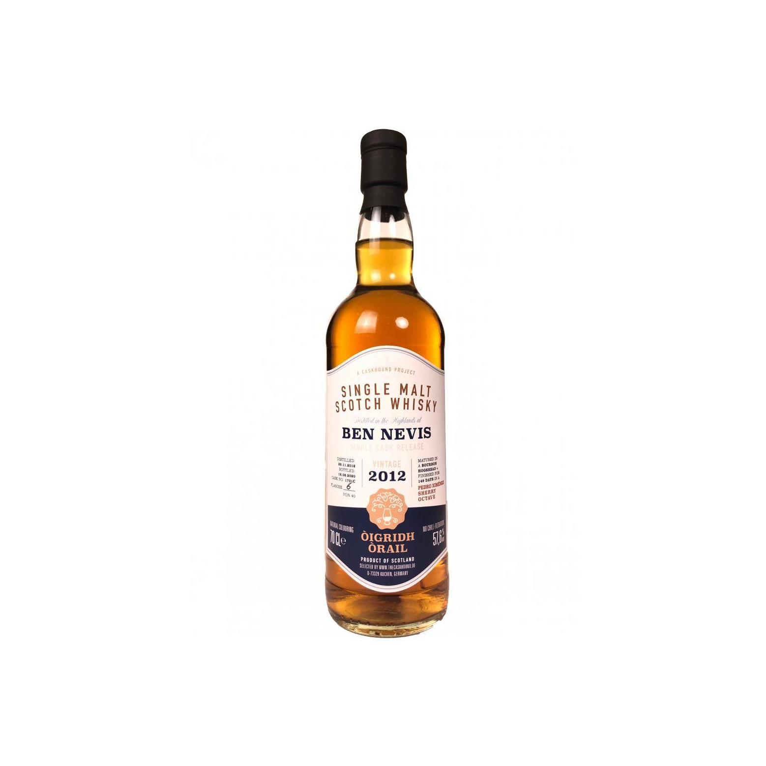 Ben Nevis 2012 7 Years Single Malt Whisky