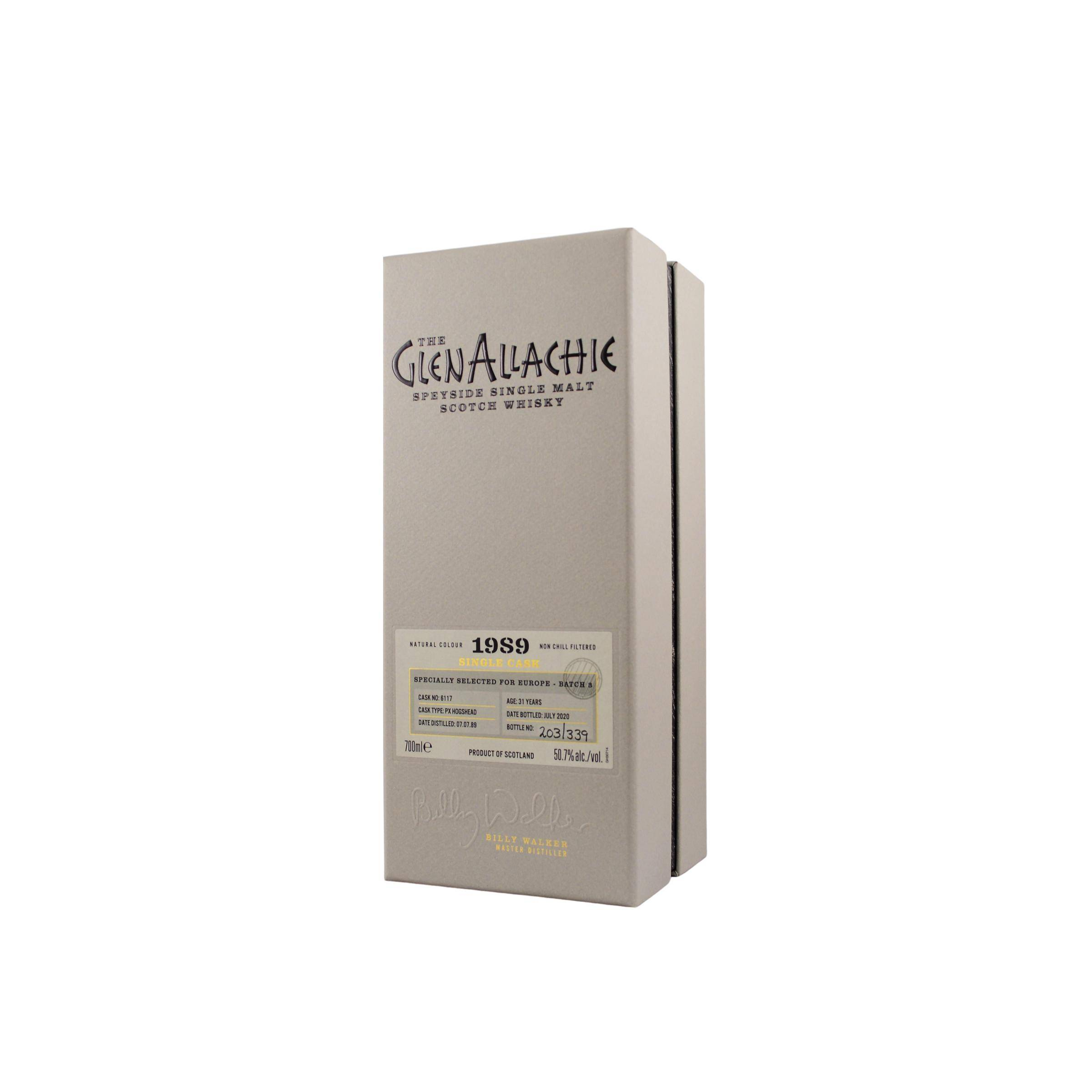 The GlenAllachie Single Cask 1989 31 Years Single Malt Whisky 3
