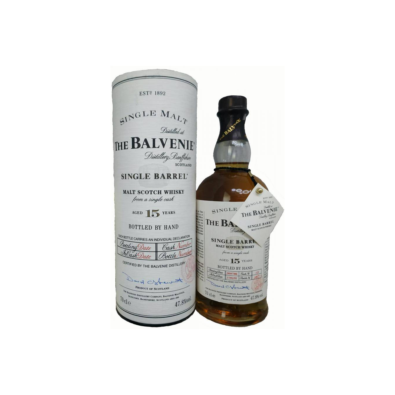 The Balvenie Single Cask 1991 15 Years Single Malt Whisky