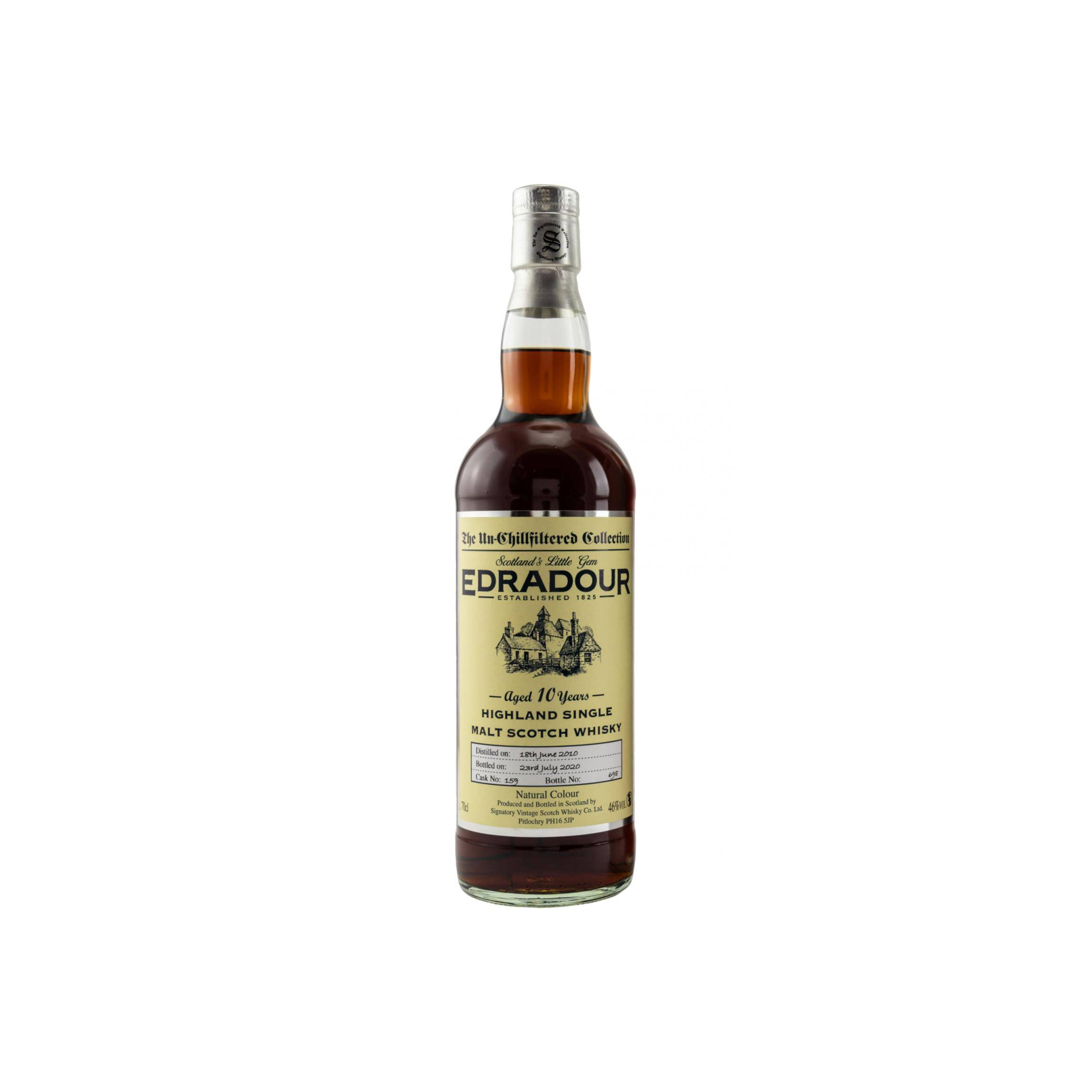 Edradour The Un-Chillfiltered Collection 2010 10 Years Single Malt Whisky