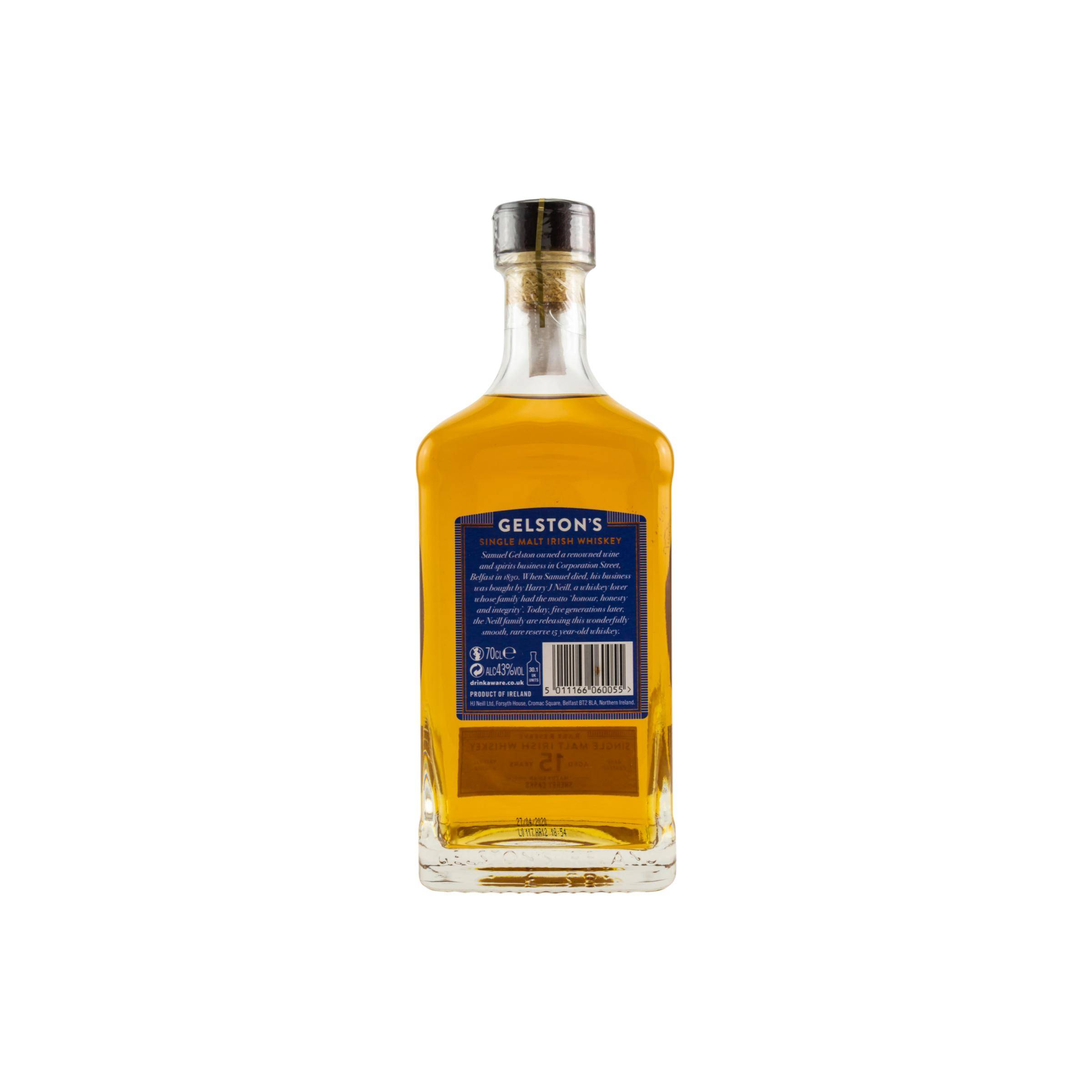 Gelston's 15 Years Single Malt Whisky 2