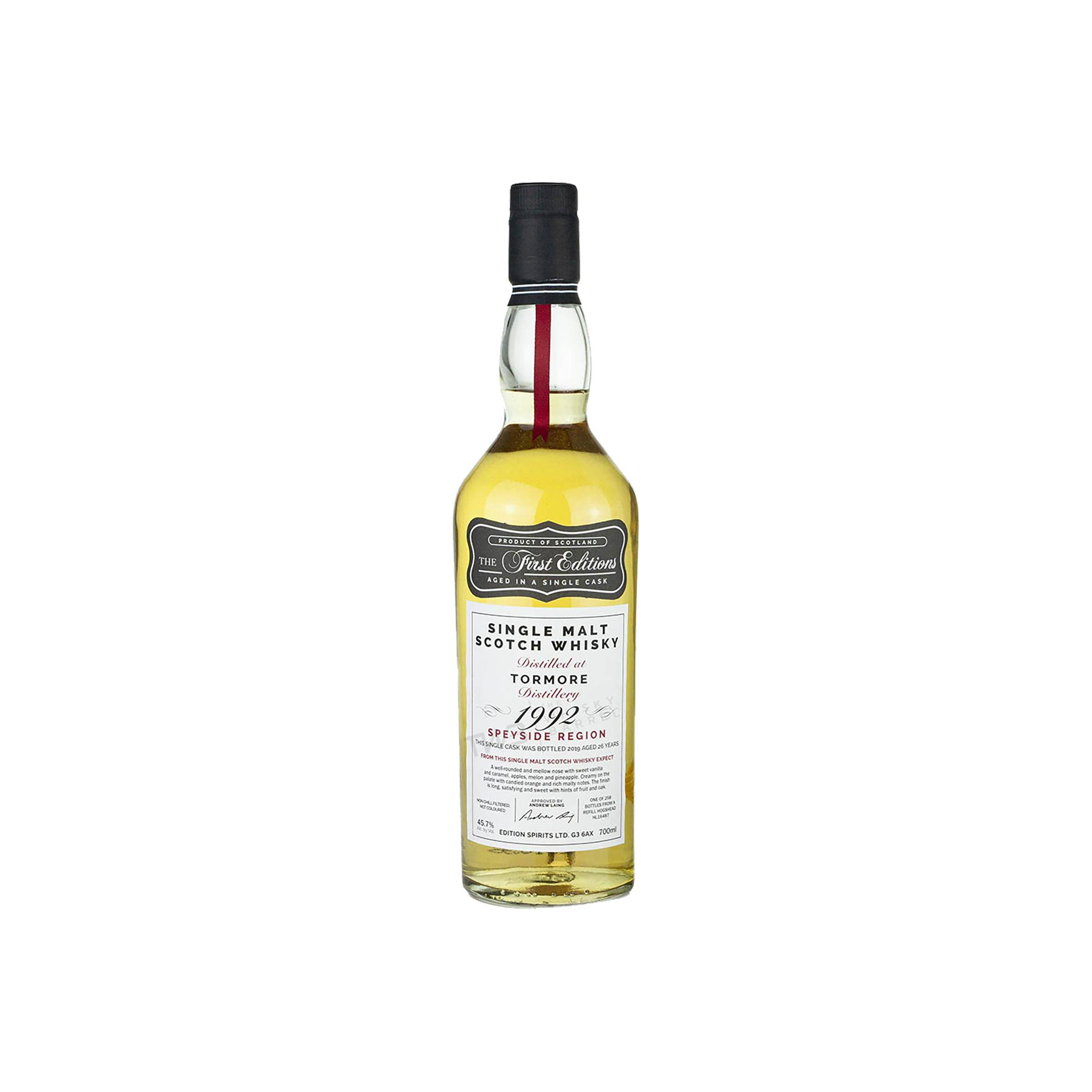 Tormore The First Editions 1992 26 Years Single Malt Whisky