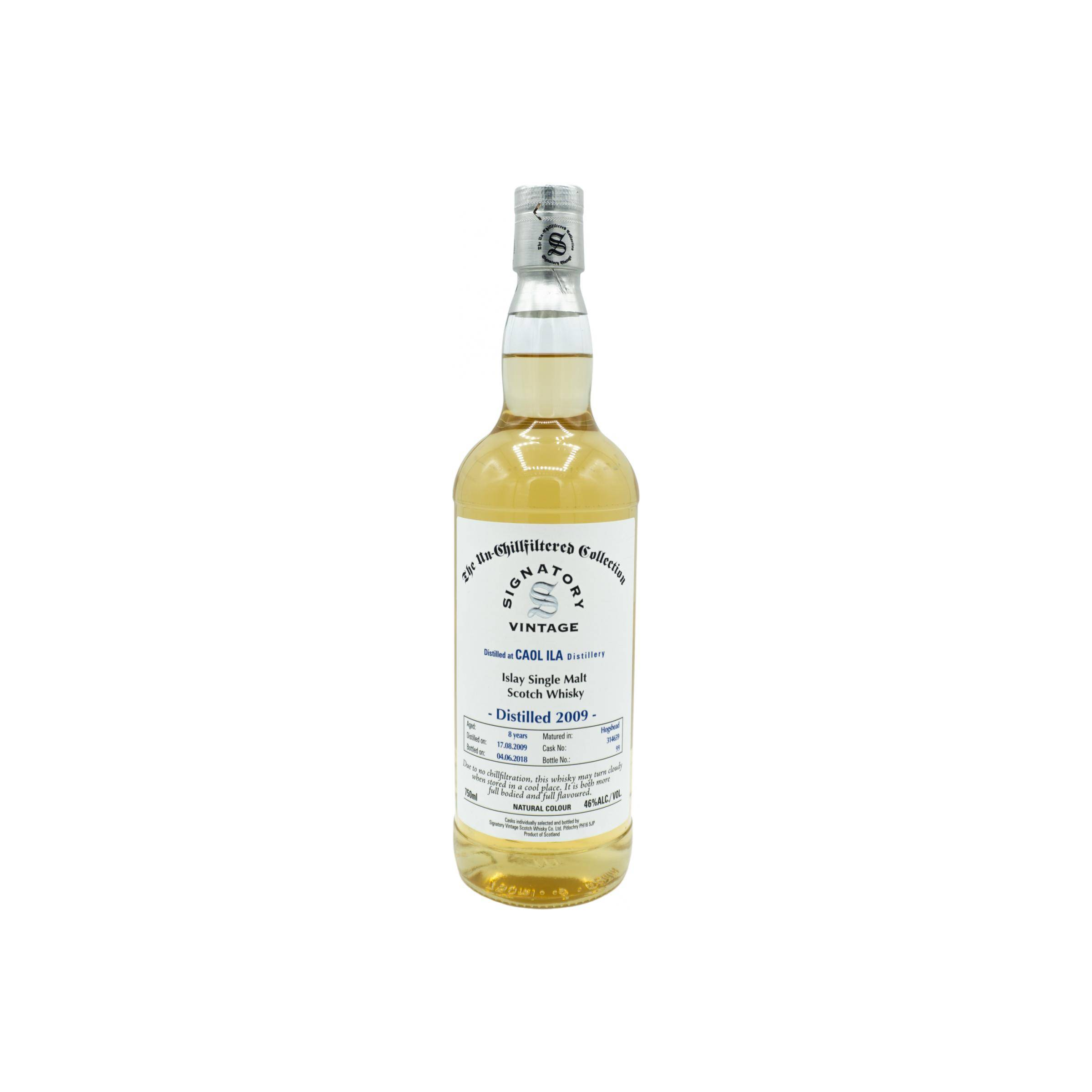 Caol Ila The Un-Chillfiltered Collection 2009 8 Years Single Malt Whisky