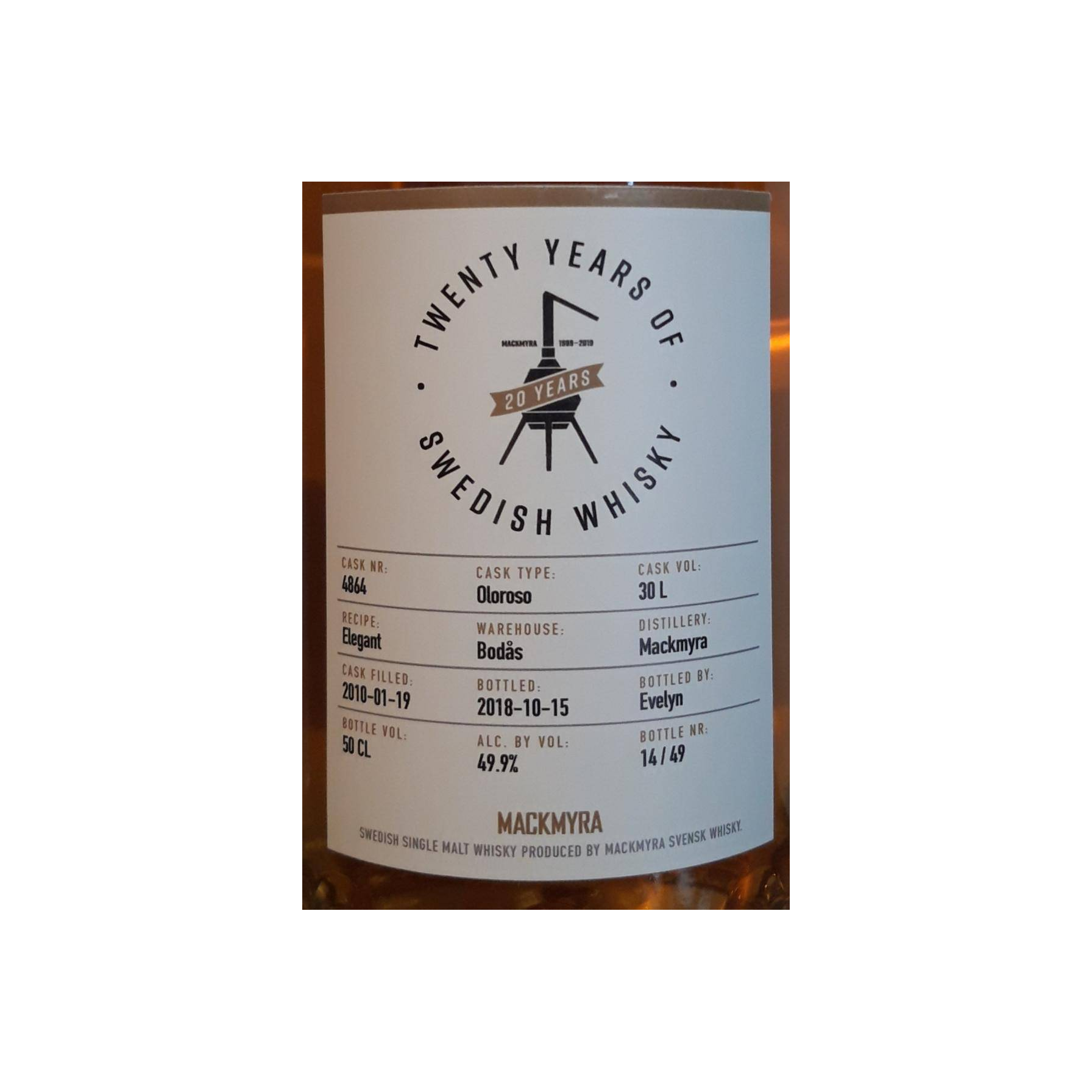 Mackmyra 2010 8 Years Single Malt Whisky 2