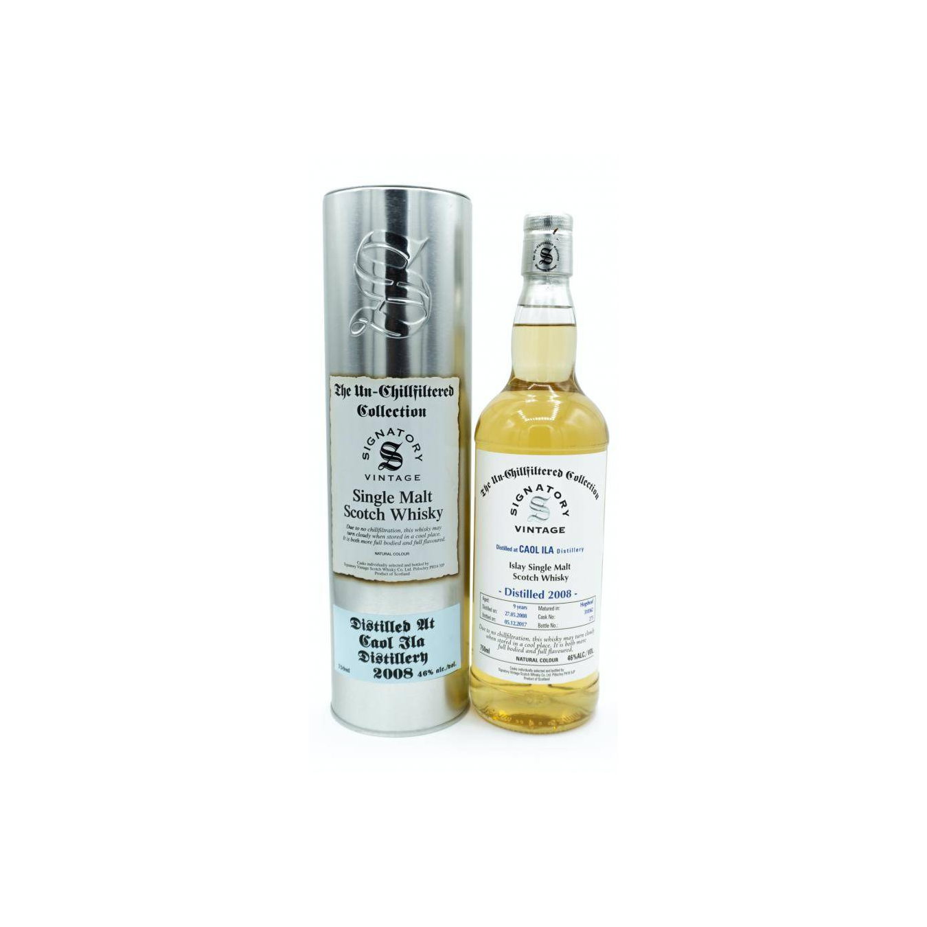 Caol Ila The Un-Chillfiltered Collection 2008 9 Years Single Malt Whisky 2