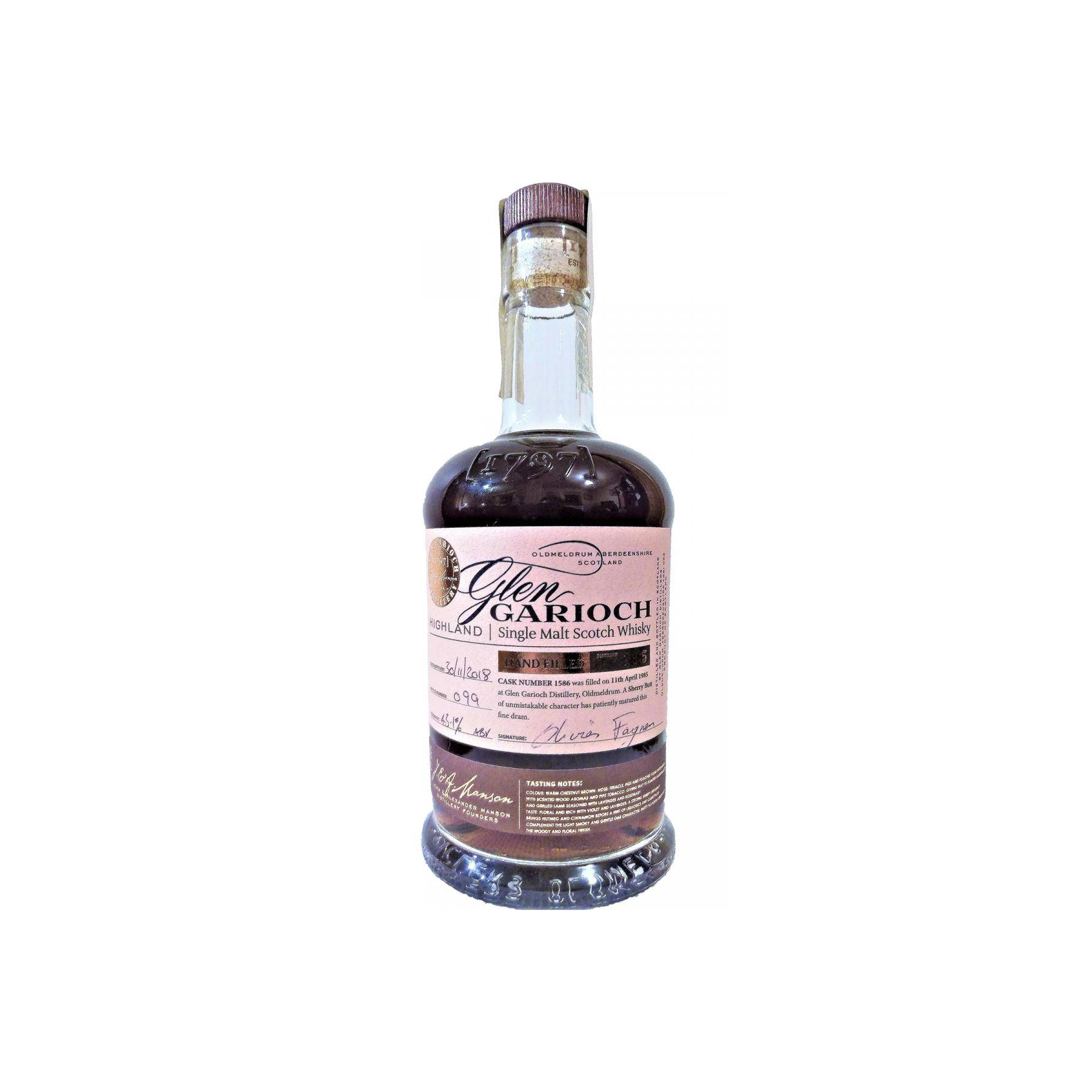 Glen Garioch 1985 33 Years Single Malt Whisky