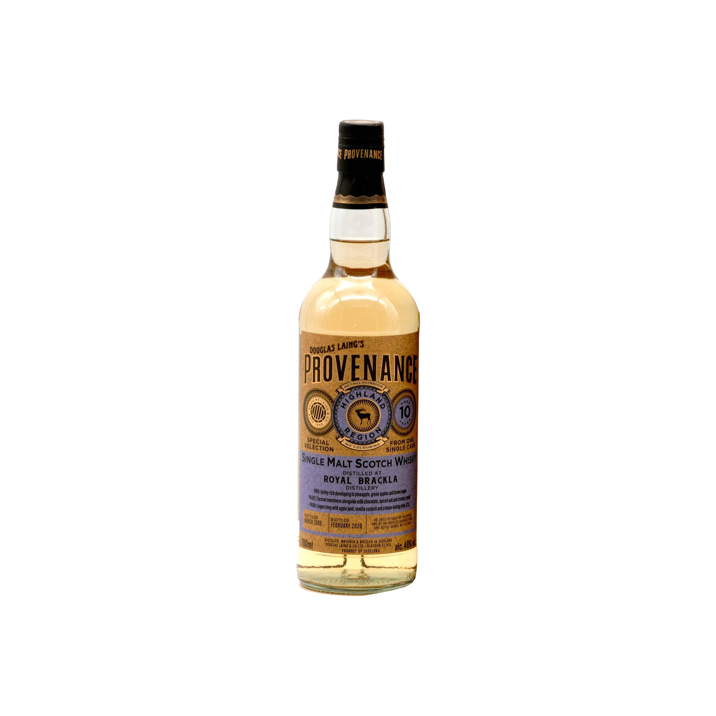 Royal Brackla 2009 10 Years Single Malt Whisky