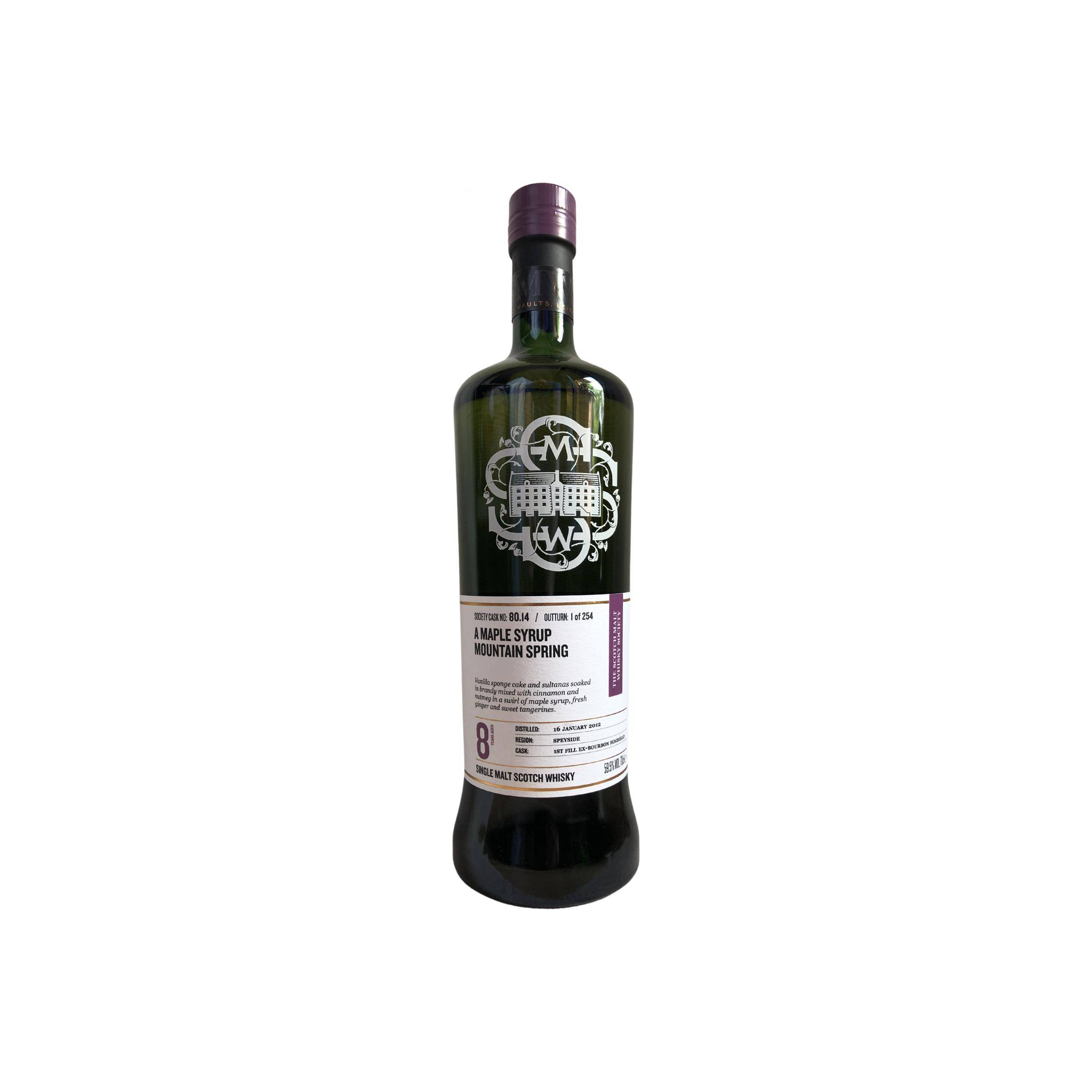 The Scotch Malt Whisky Society 2012 8 Years Single Malt Whisky