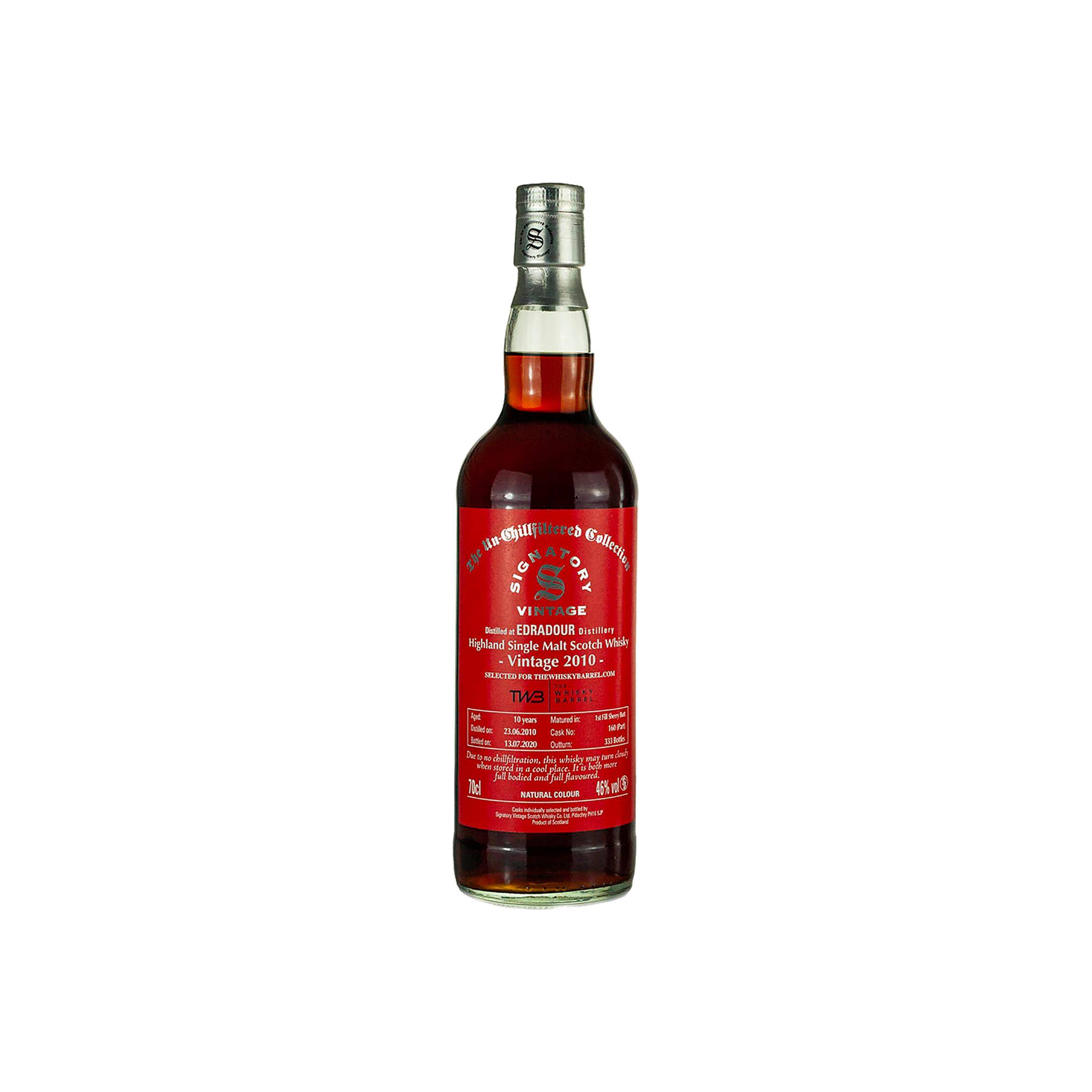 Edradour The Un-Chillfiltered Collection 2010 10 Years Single Malt Whisky
