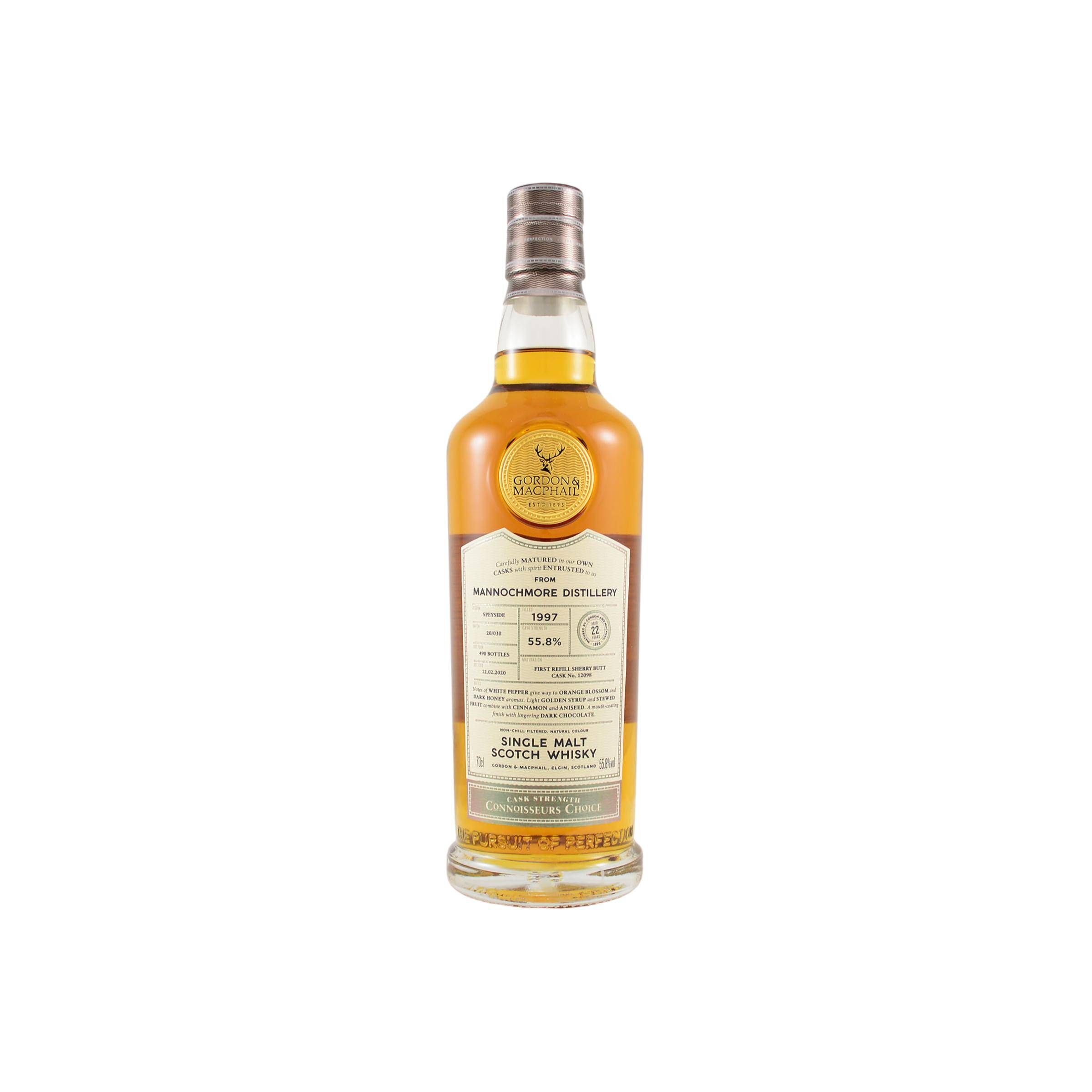 Mannochmore Connoisseurs Choice - Cask Strength 1997 22 Years Single Malt Whisky