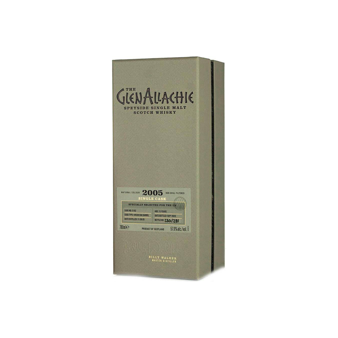 The GlenAllachie Single Cask 2005 15 Years Single Malt Whisky 2