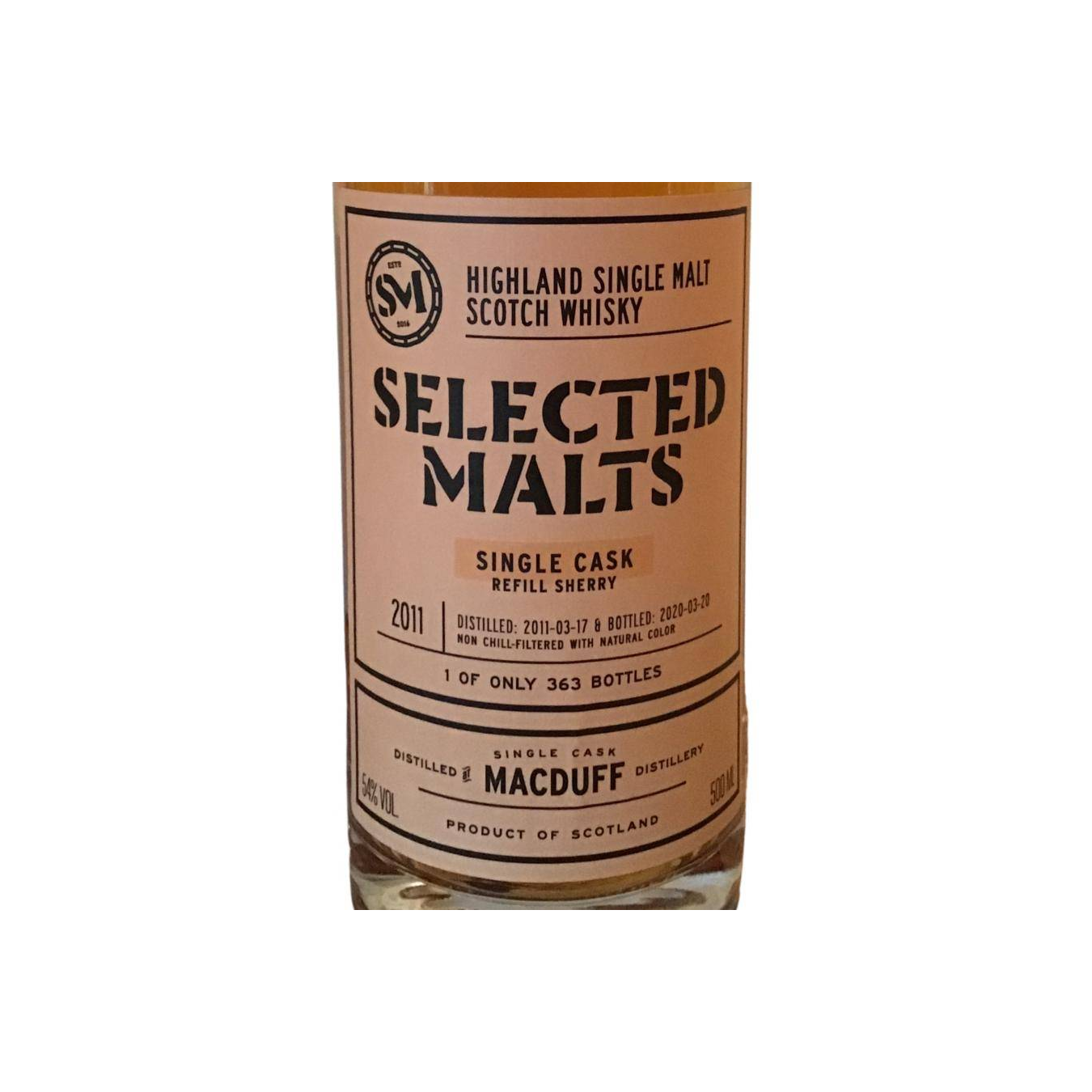 Macduff 2011 9 Years Single Malt Whisky 2