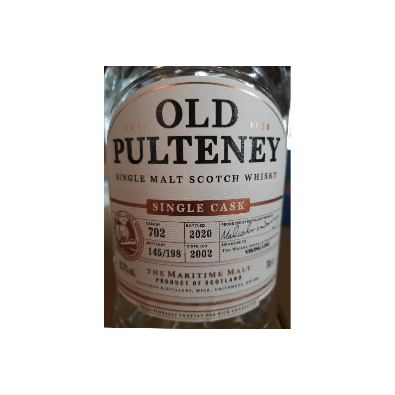 Old Pulteney Single Cask 2002 18 Years Single Malt Whisky