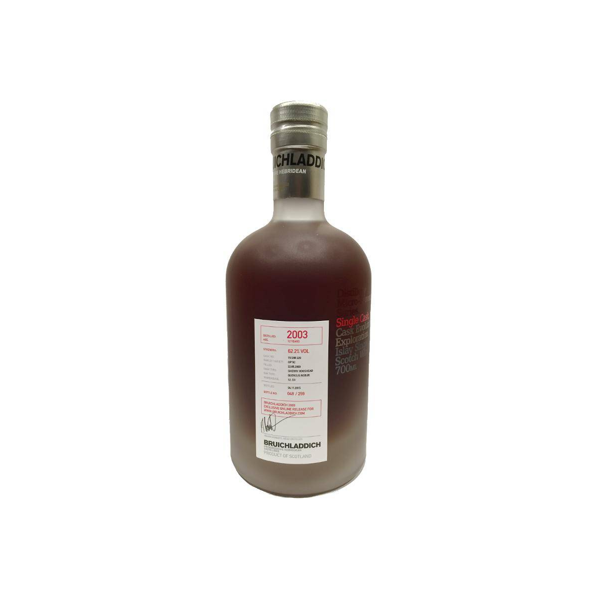 Bruichladdich 2003 12 Years Single Malt Whisky