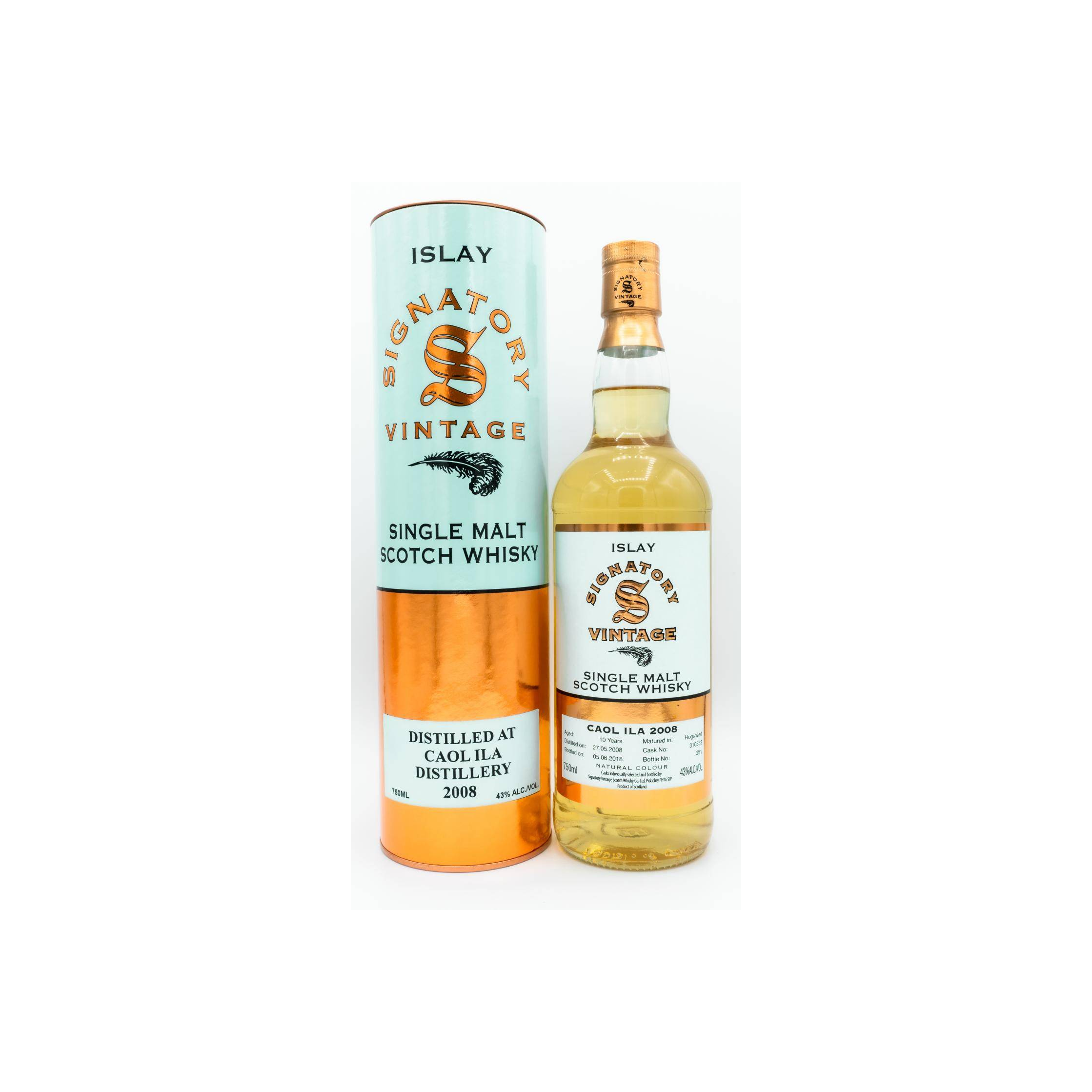Caol Ila Vintage Collection 2008 10 Years Single Malt Whisky 2