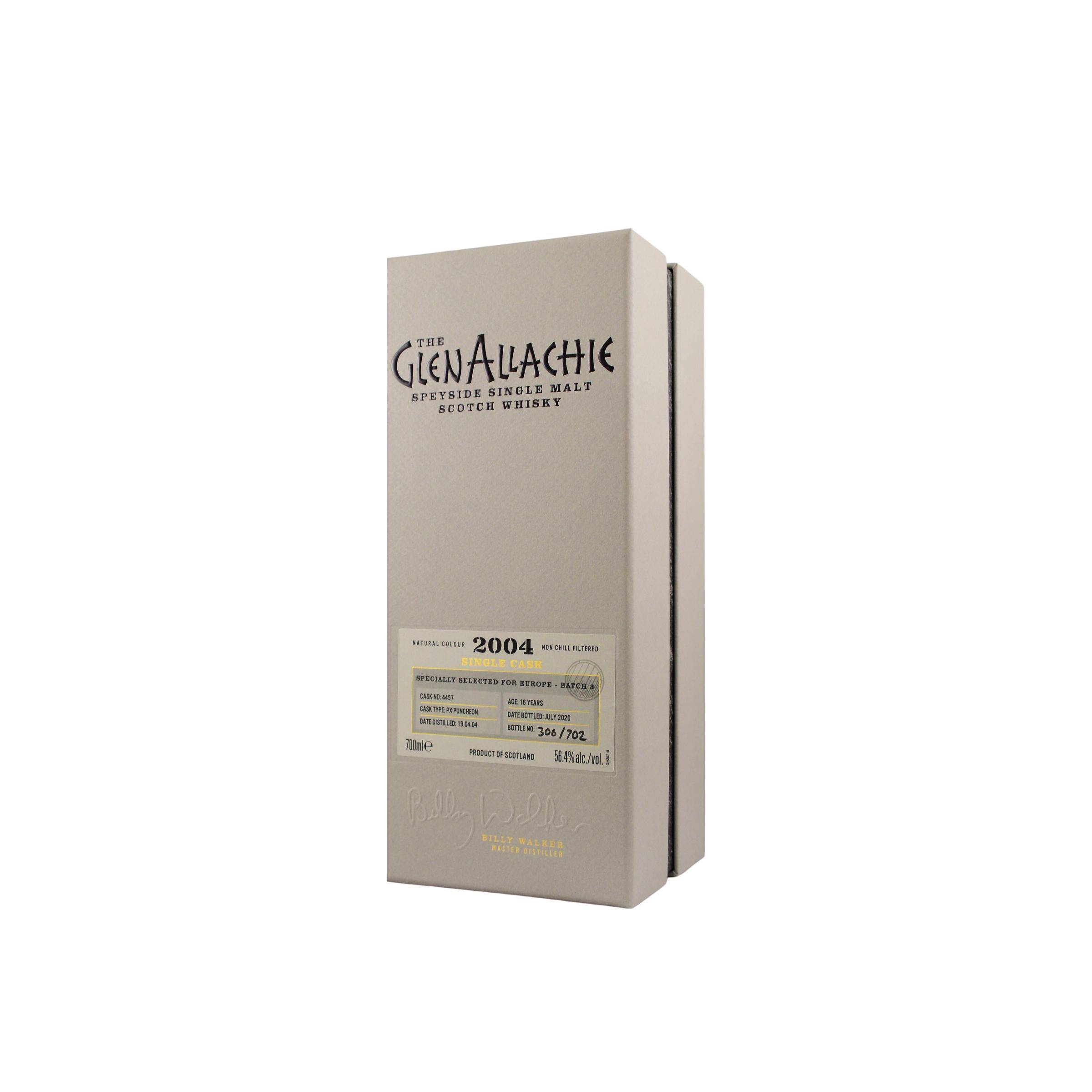 The GlenAllachie Single Cask 2004 16 Years Single Malt Whisky 3