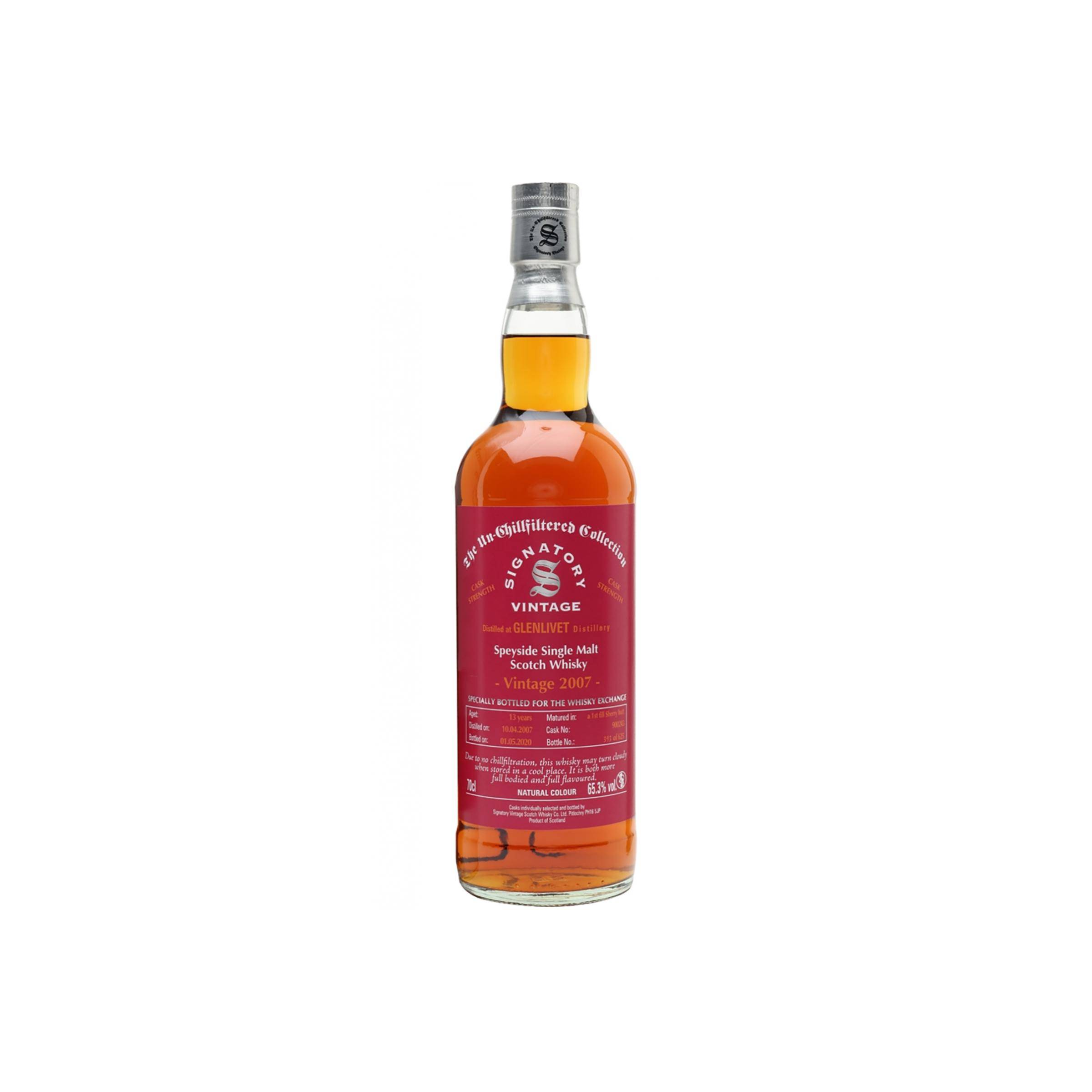 The Glenlivet The Un-Chillfiltered Collection 2007 13 Years Single Malt Whisky