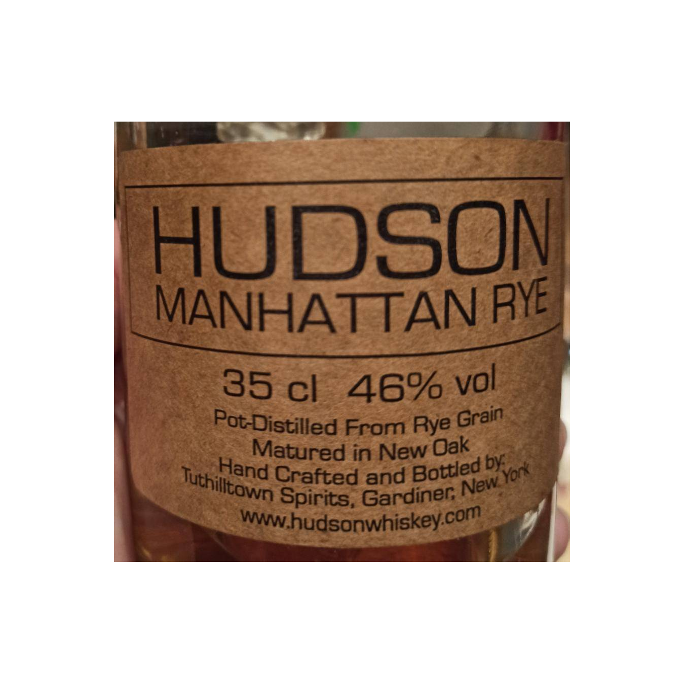 Hudson Manhattan Rye Whiskey