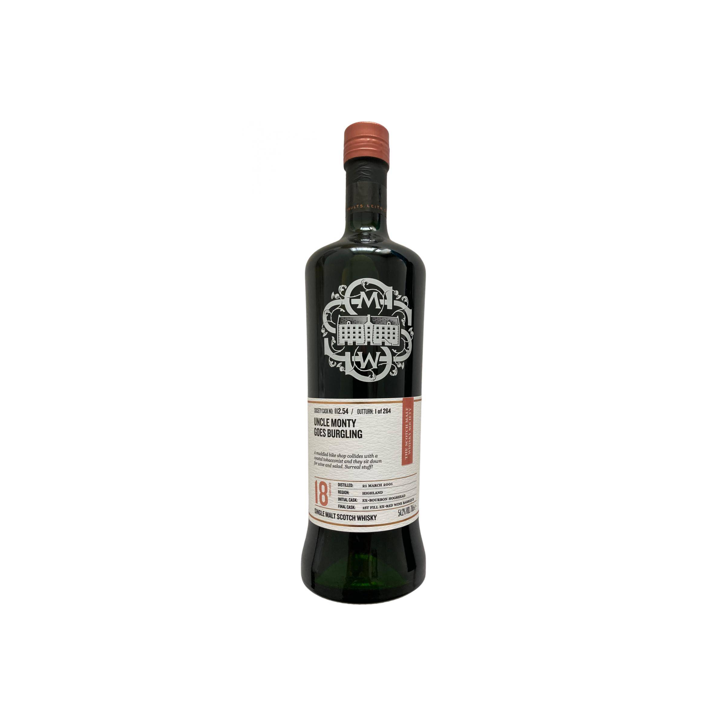 The Scotch Malt Whisky Society 2001 18 Years Single Malt Whisky