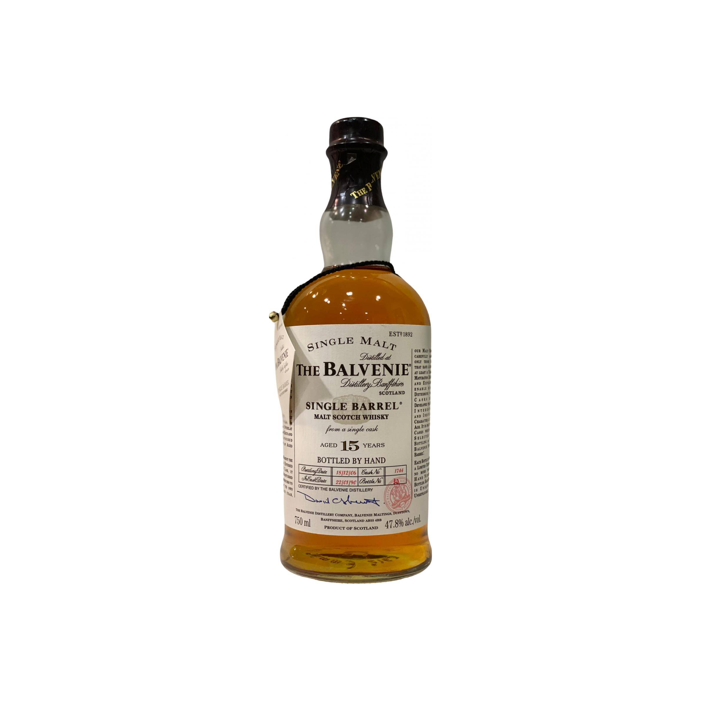 The Balvenie Single Cask 1990 15 Years Single Malt Whisky
