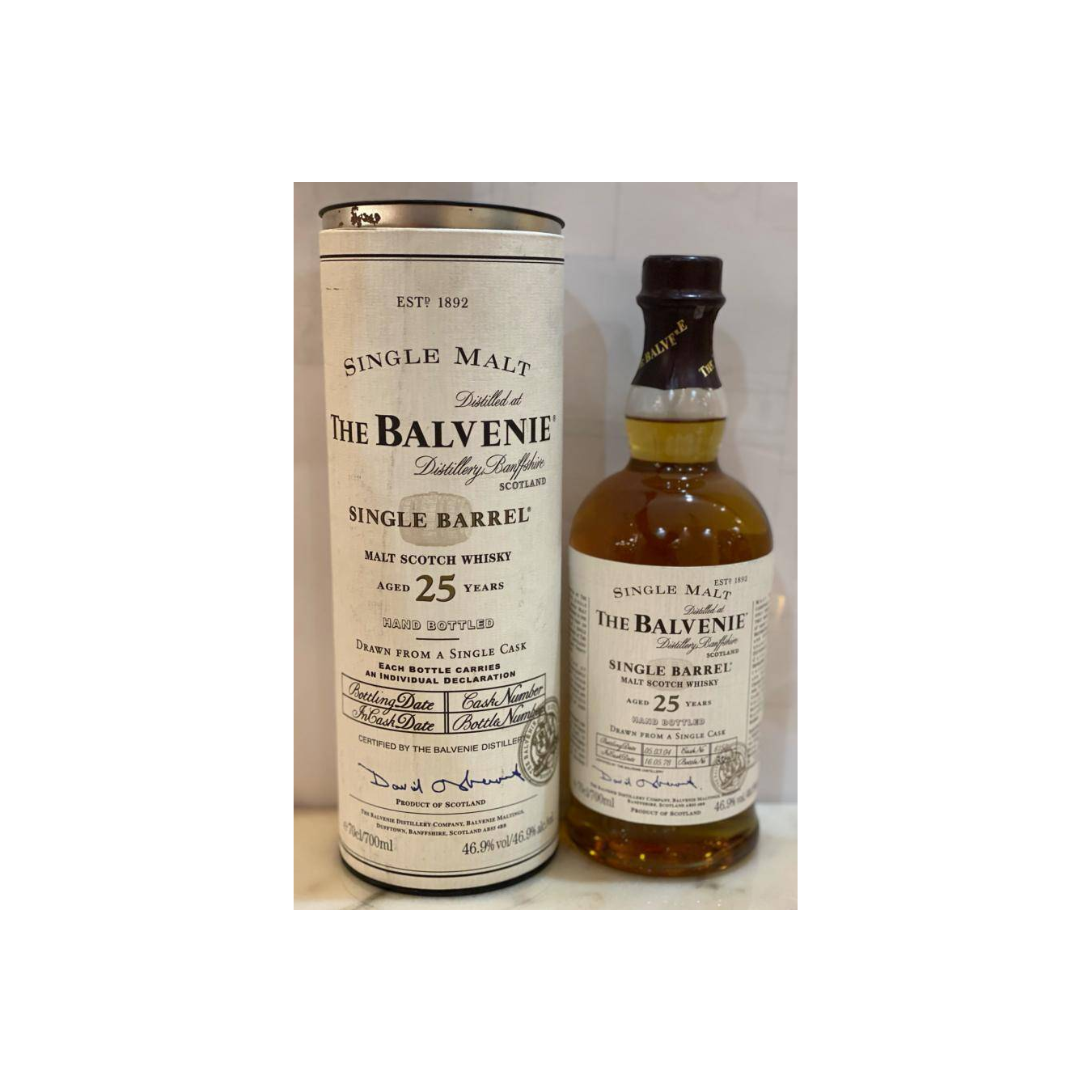 The Balvenie Single Cask 1978 25 Years Single Malt Whisky 3