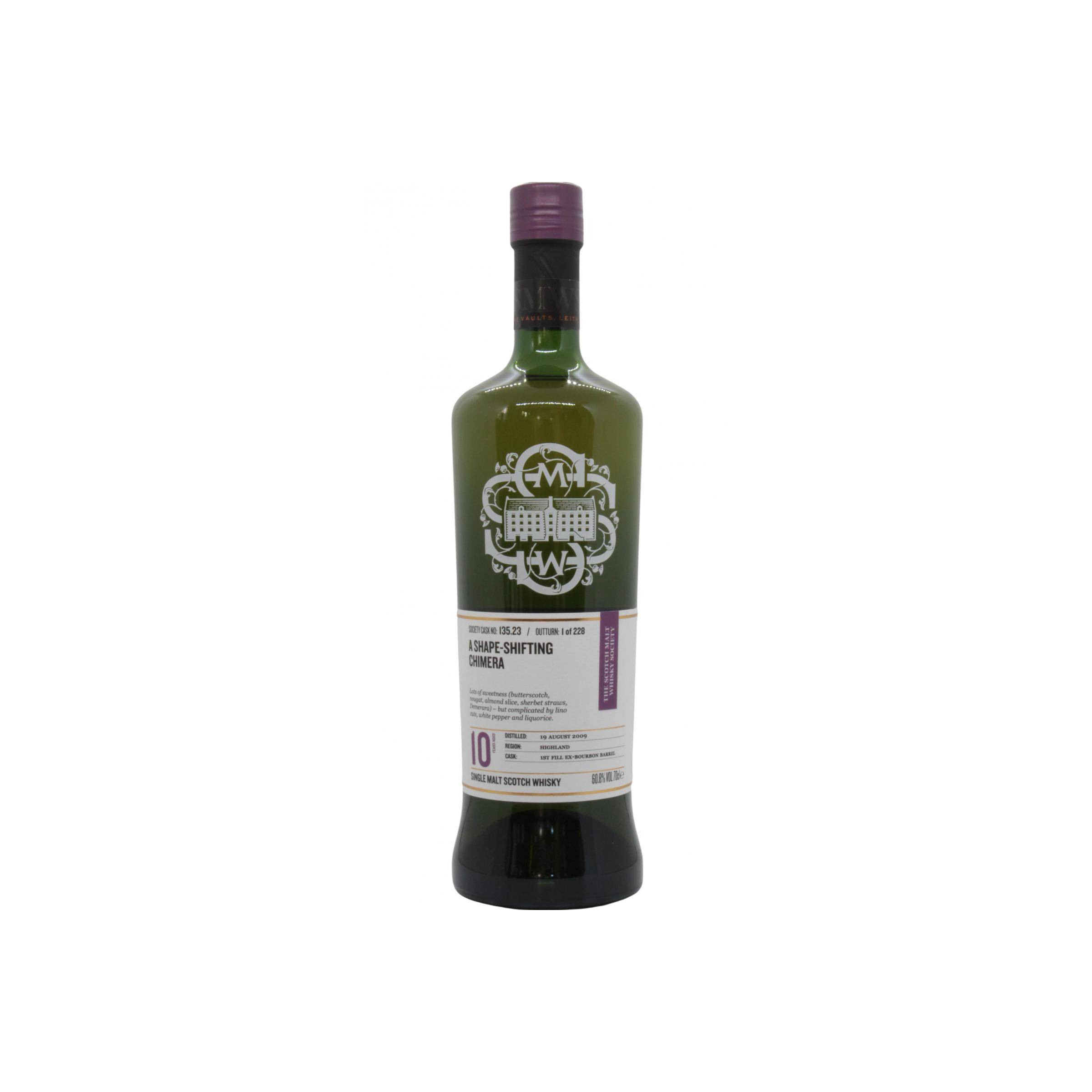 The Scotch Malt Whisky Society 2009 10 Years Single Malt Whisky