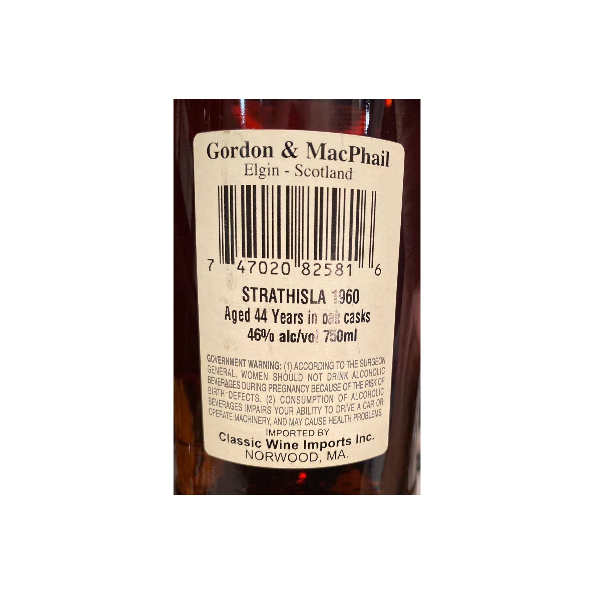 Strathisla Licensed Bottling 1960 44 Years Single Malt Whisky 2