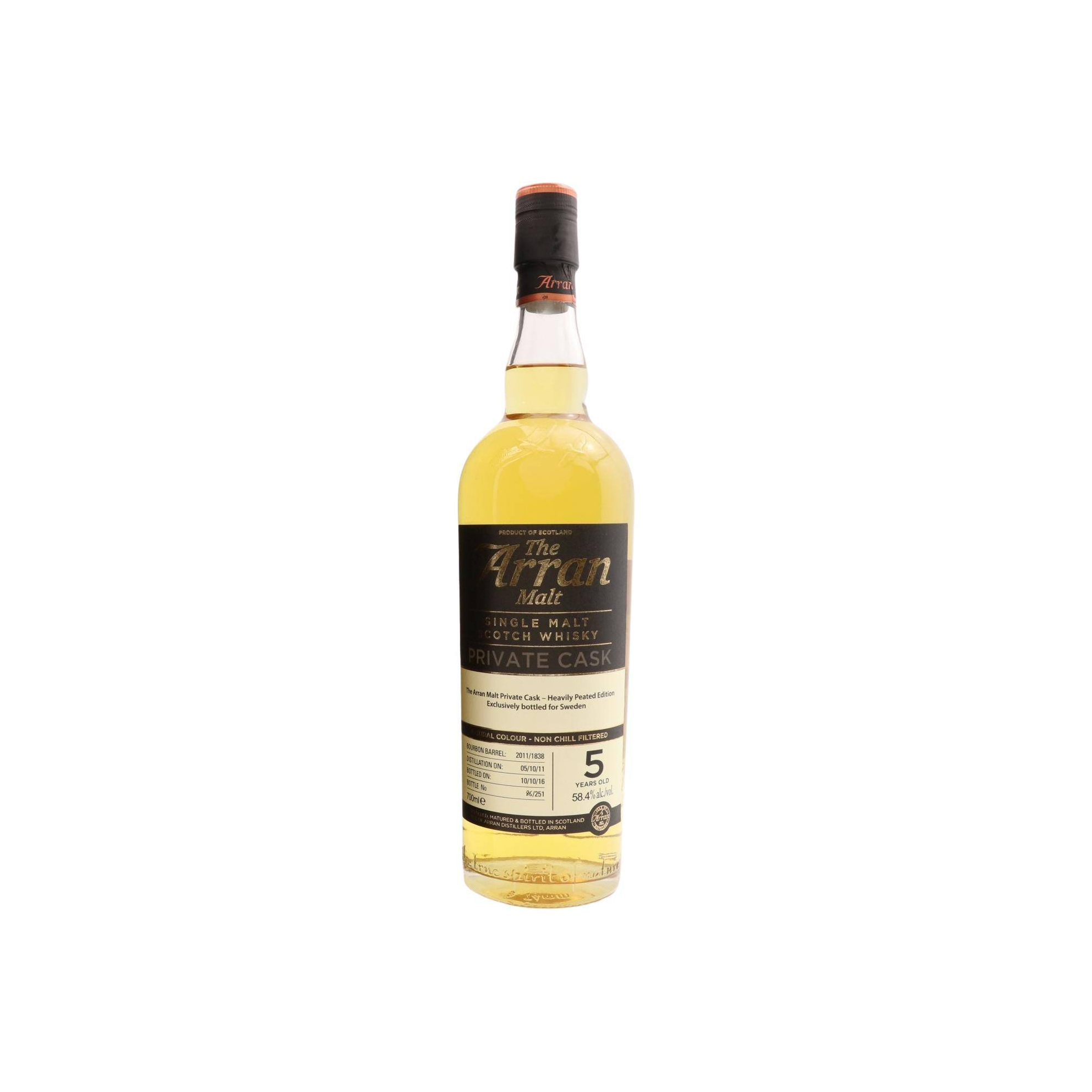 Arran Private Cask 2011 5 Years Single Malt Whisky