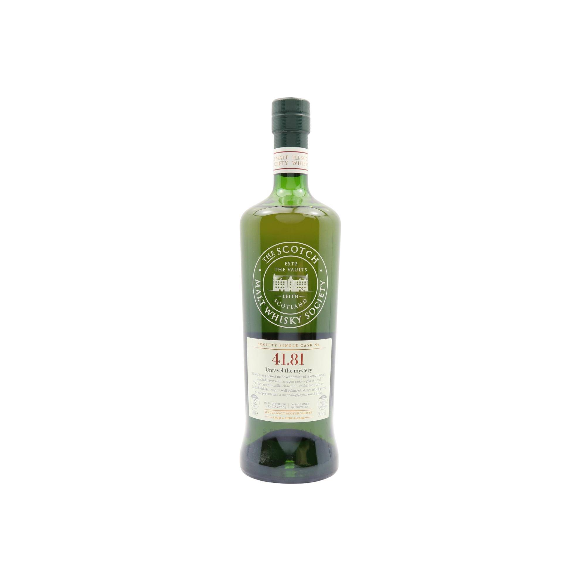 The Scotch Malt Whisky Society 2004 12 Years Single Malt Whisky