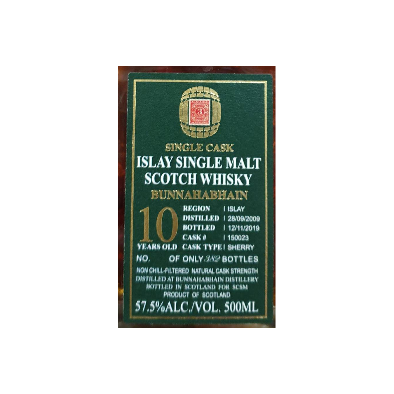 Bunnahabhain 2009 10 Years Single Malt Whisky 2