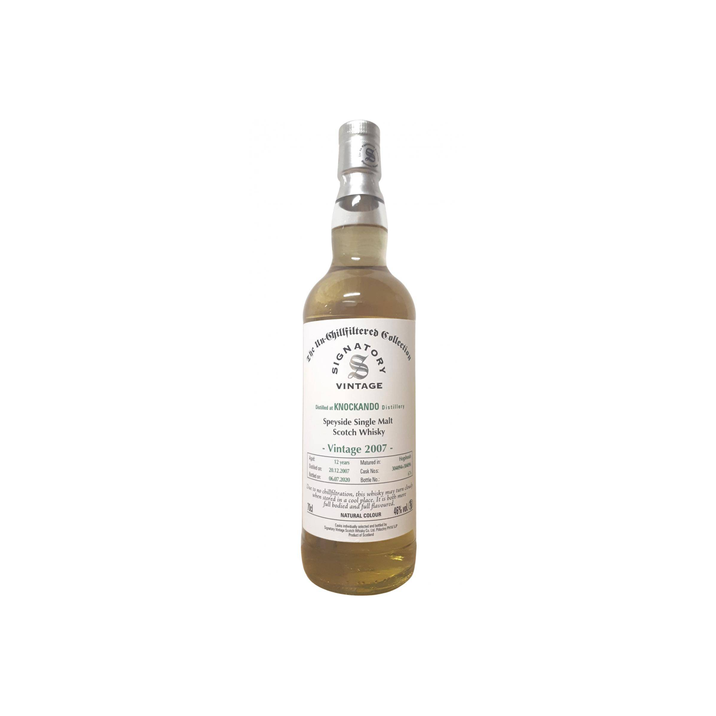 Knockando The Un-Chillfiltered Collection 2007 12 Years Single Malt Whisky