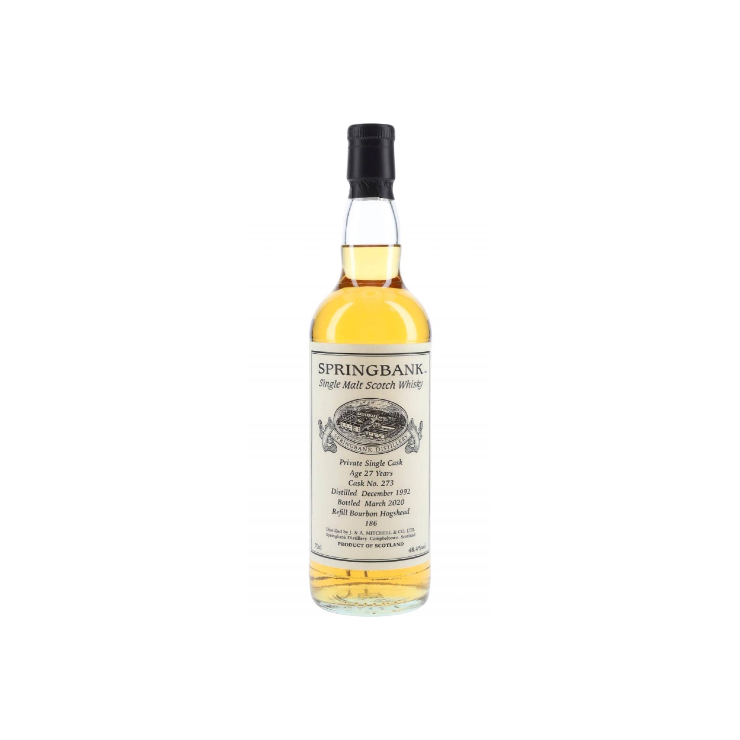 Springbank Private Bottling 1992 27 Years Single Malt Whisky