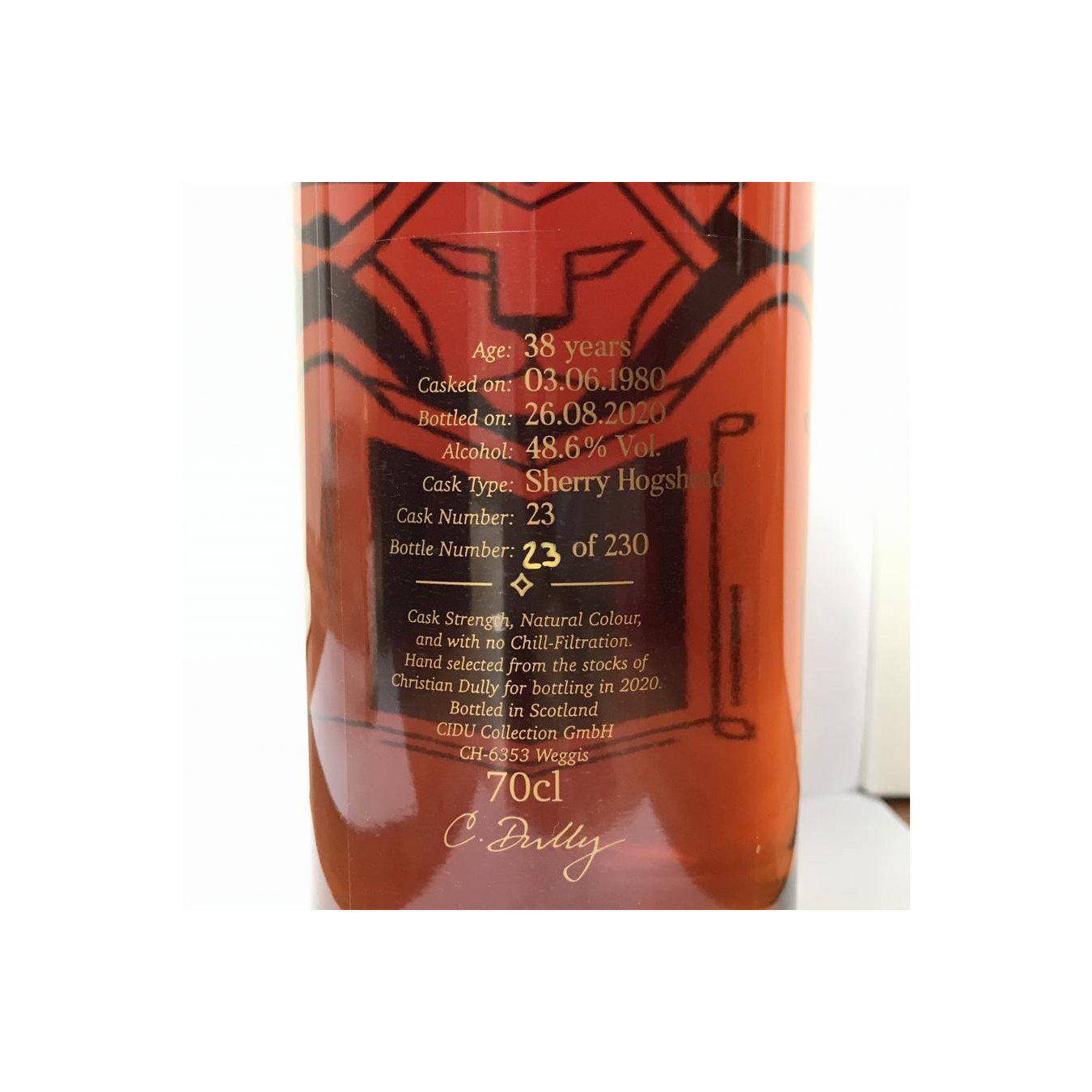 Blended Scotch Whisky 1980 CDuS 3