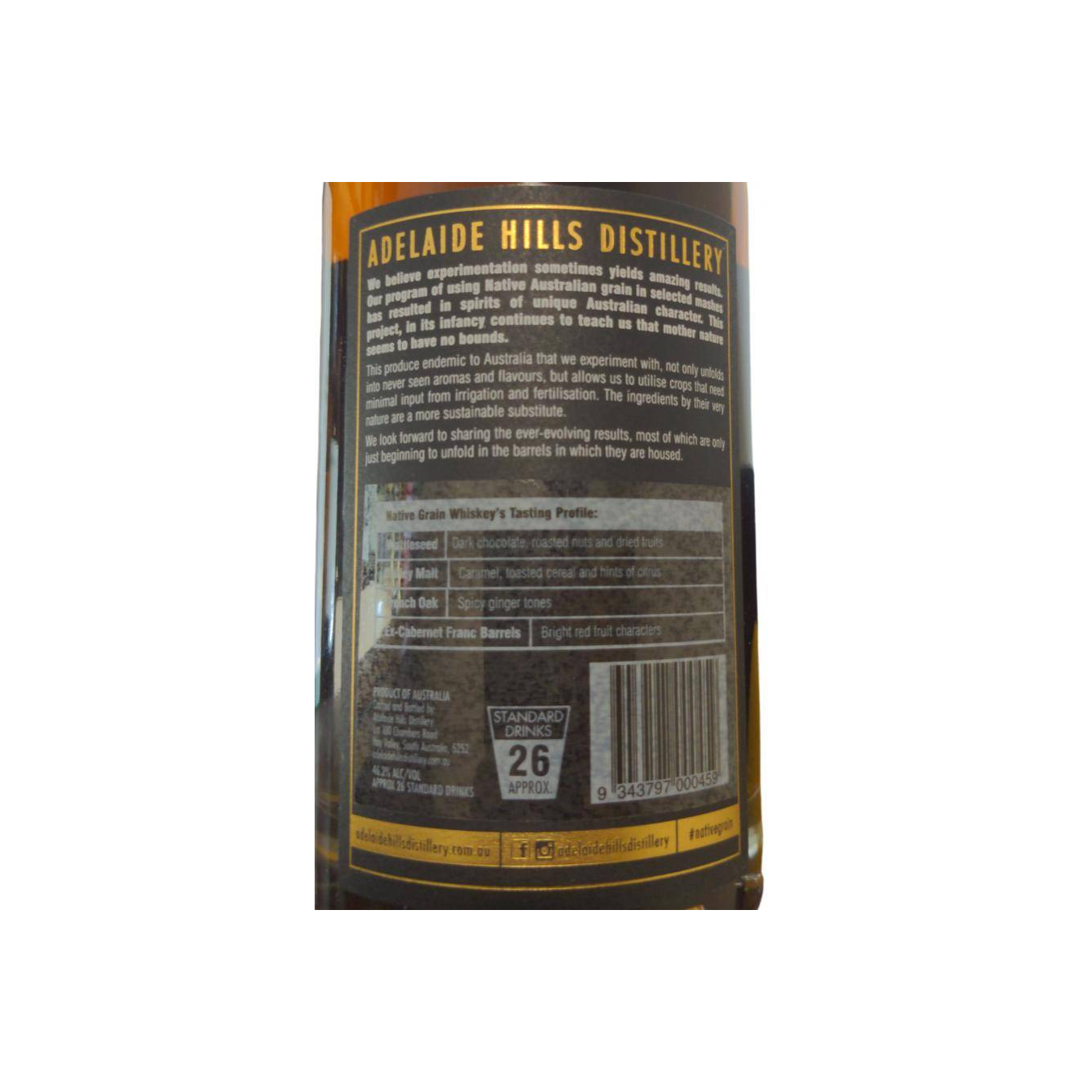 Adelaide Hills Single Grain Whisky 2