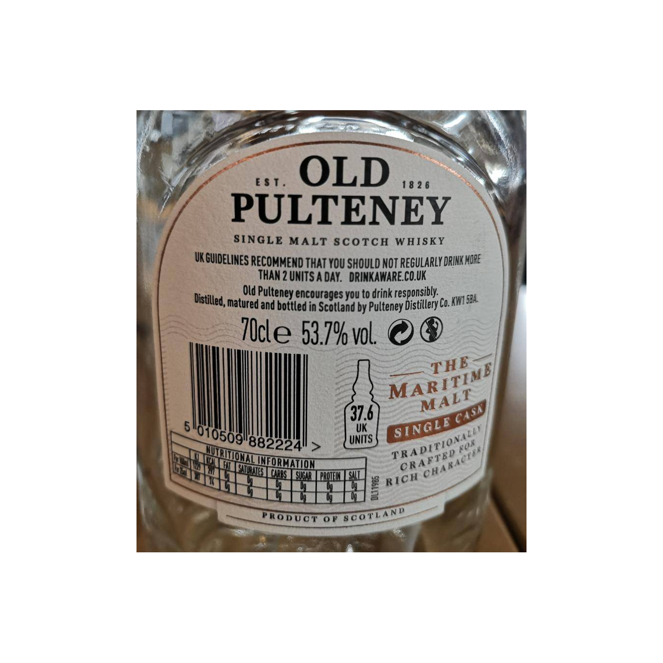 Old Pulteney Single Cask 2002 18 Years Single Malt Whisky 2